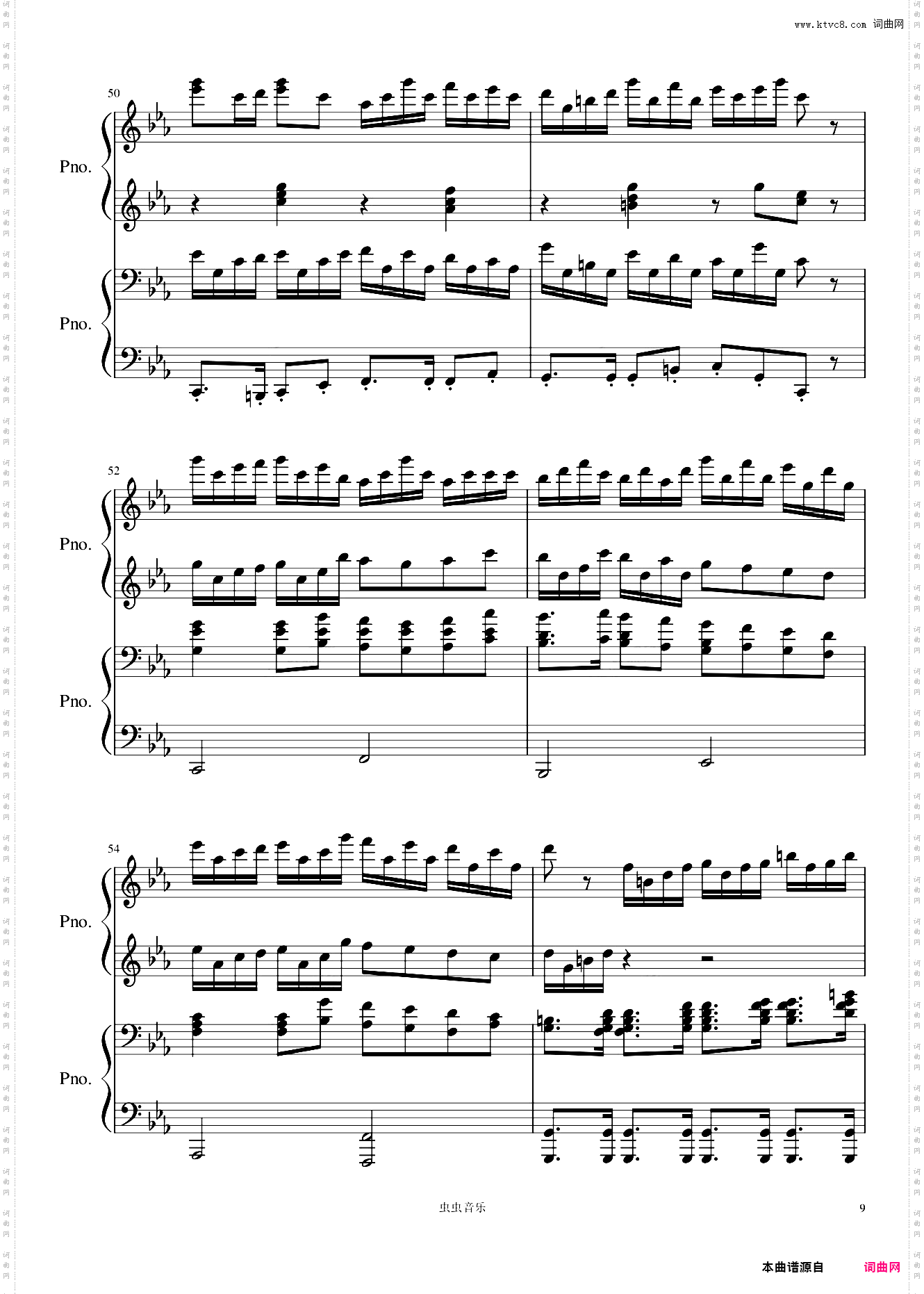 克罗地亚狂想曲四手联弹Croatian Rhapsody
