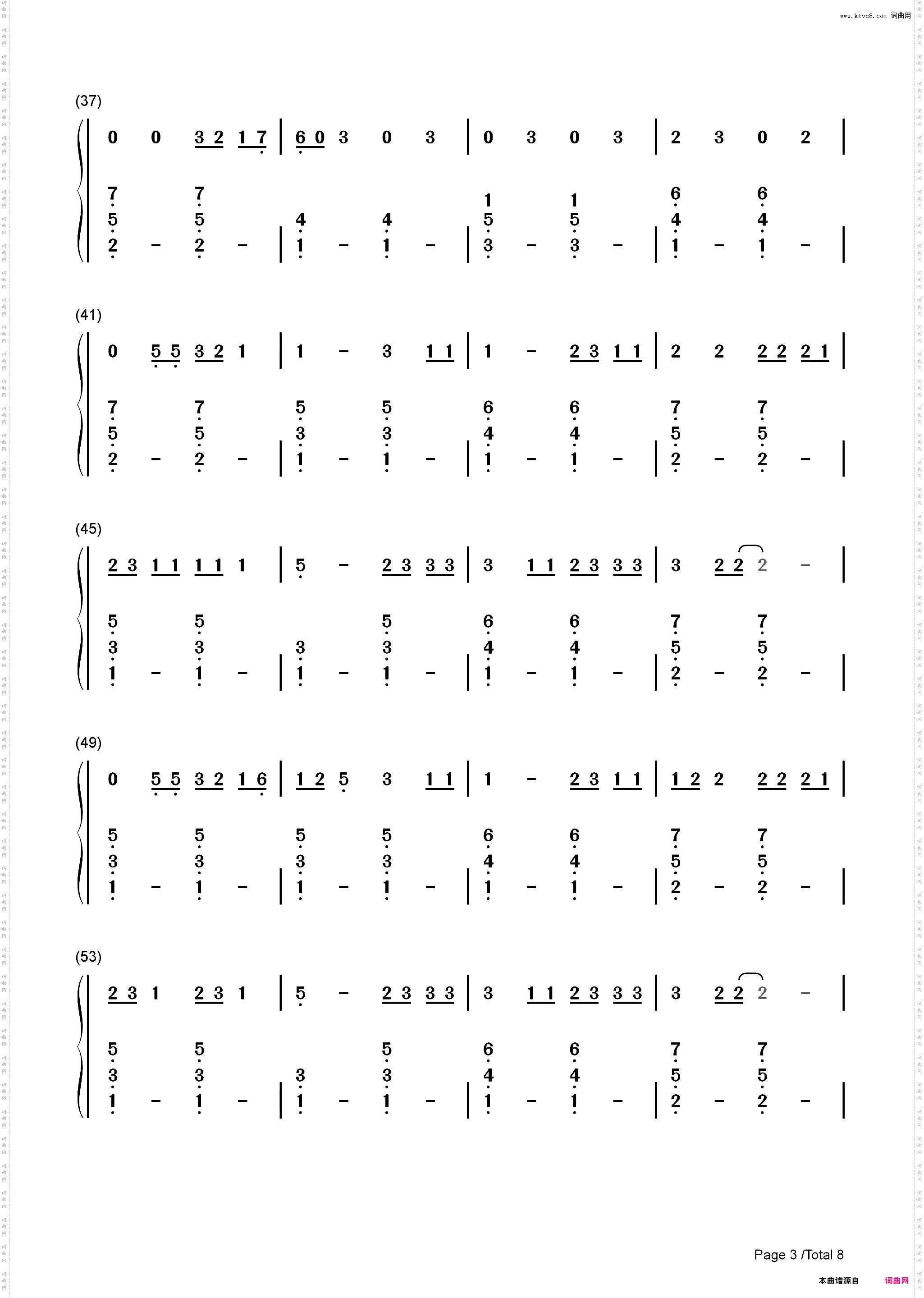 Cowboy Like Me-Taylor Swift_简谱版