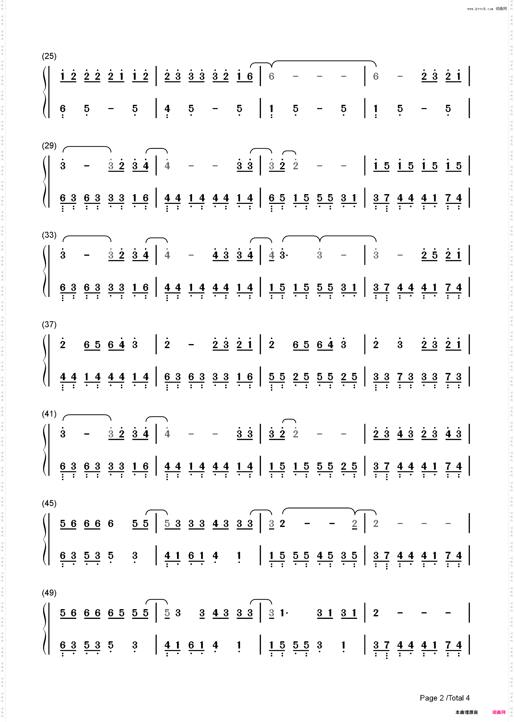 Control-Zoe Wees_简谱版