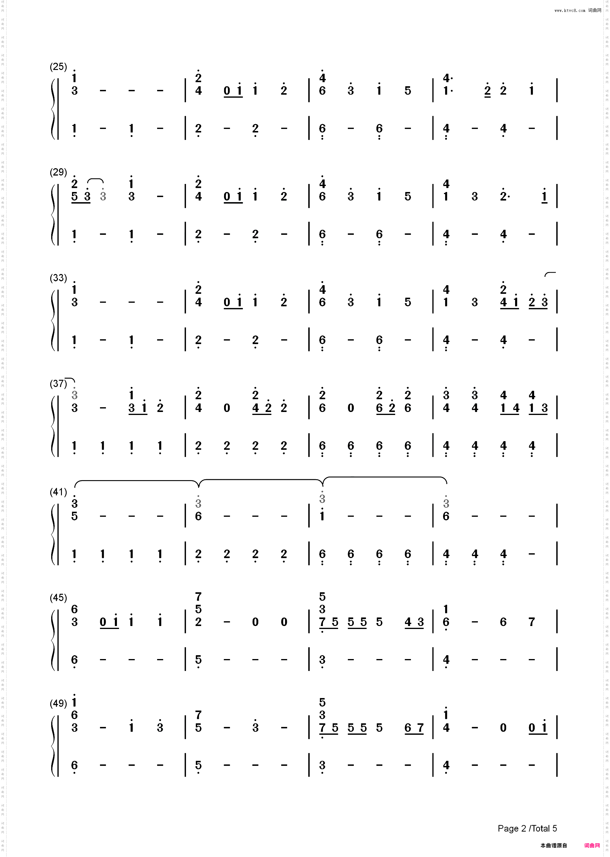 My Tears Ricochet-Taylor Swift_简谱版