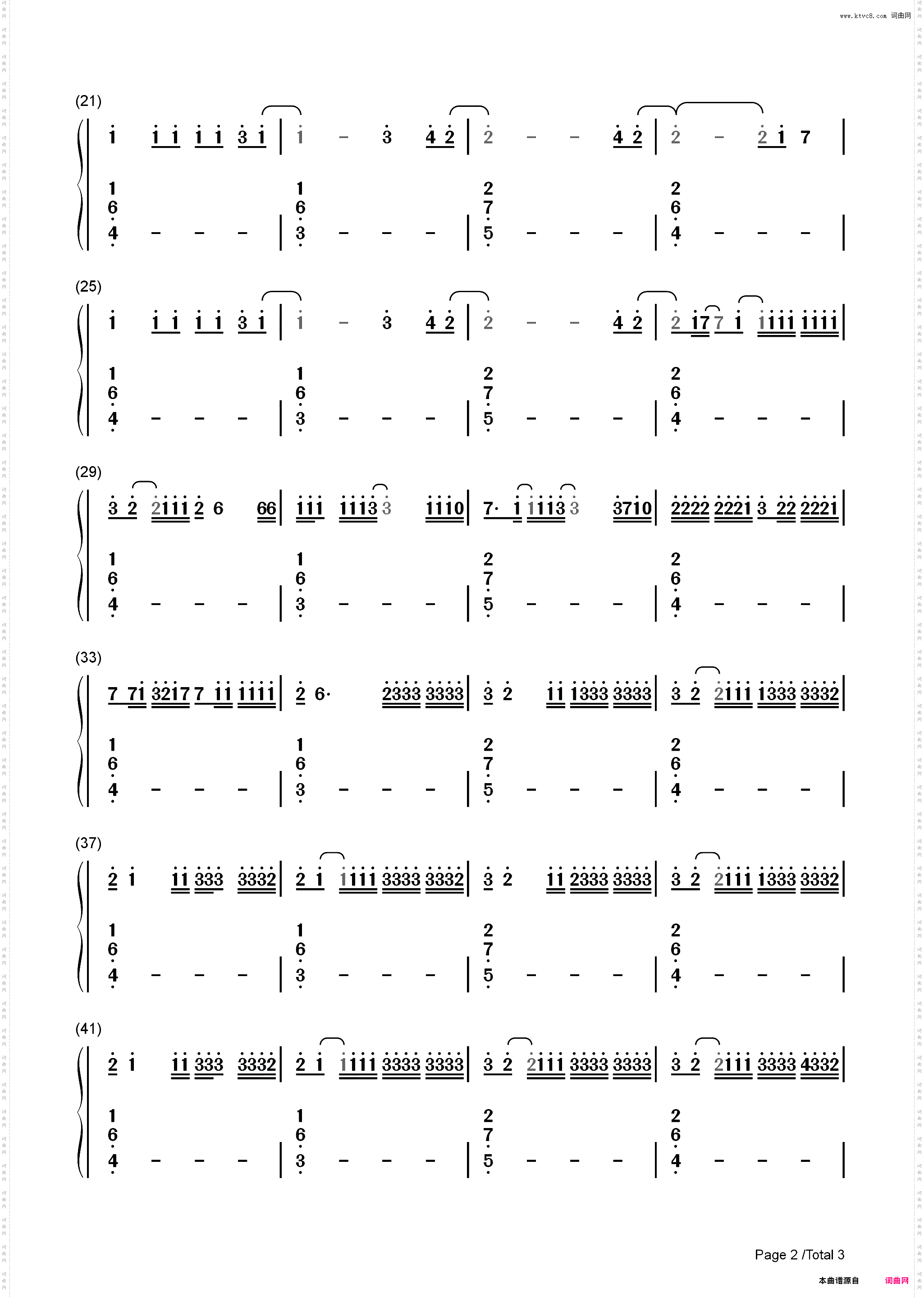 Bye Me Fui-Bad Bunny_简谱版