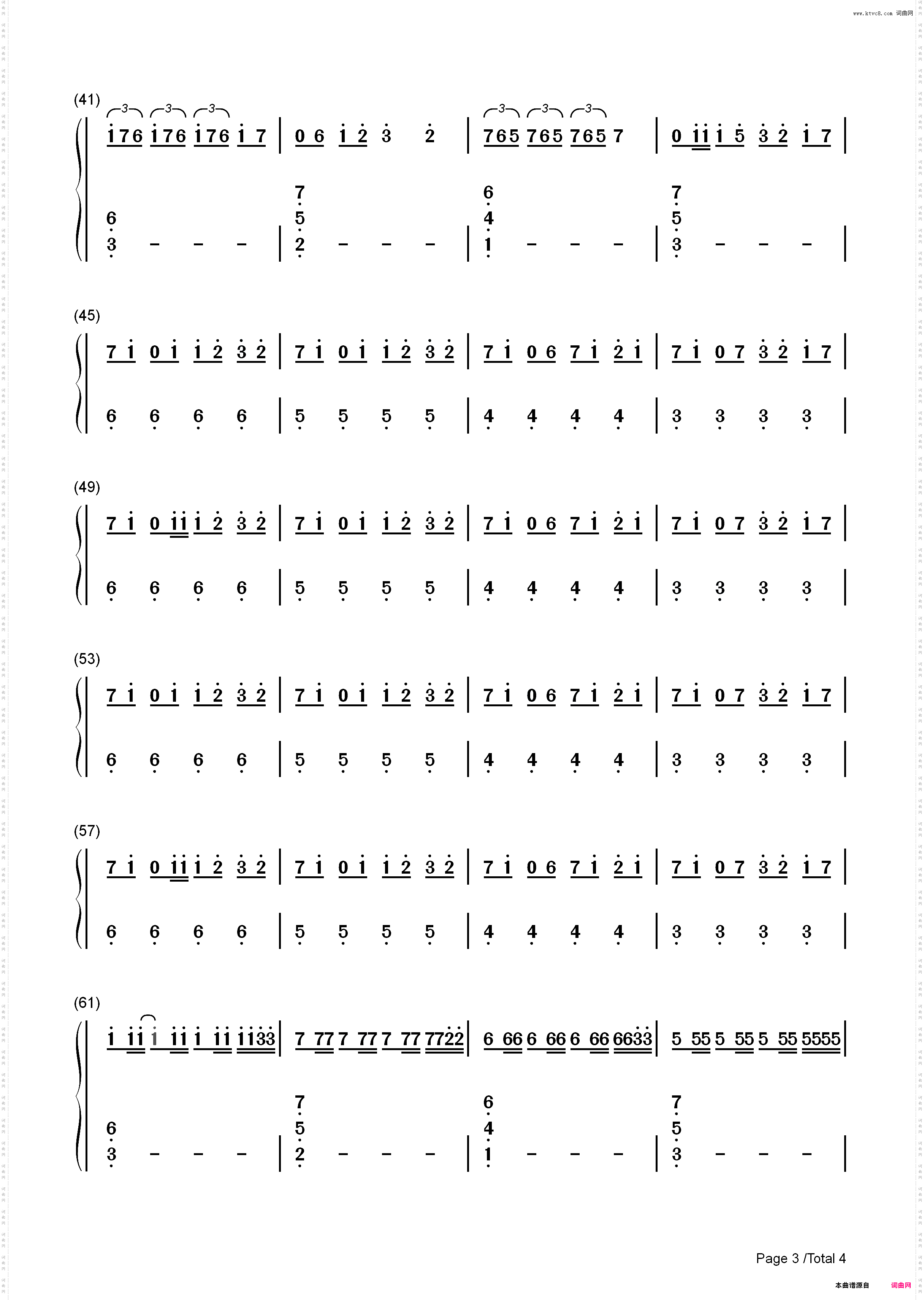 Ride It-Regard-节奏感太强-抖音爆火_简谱版