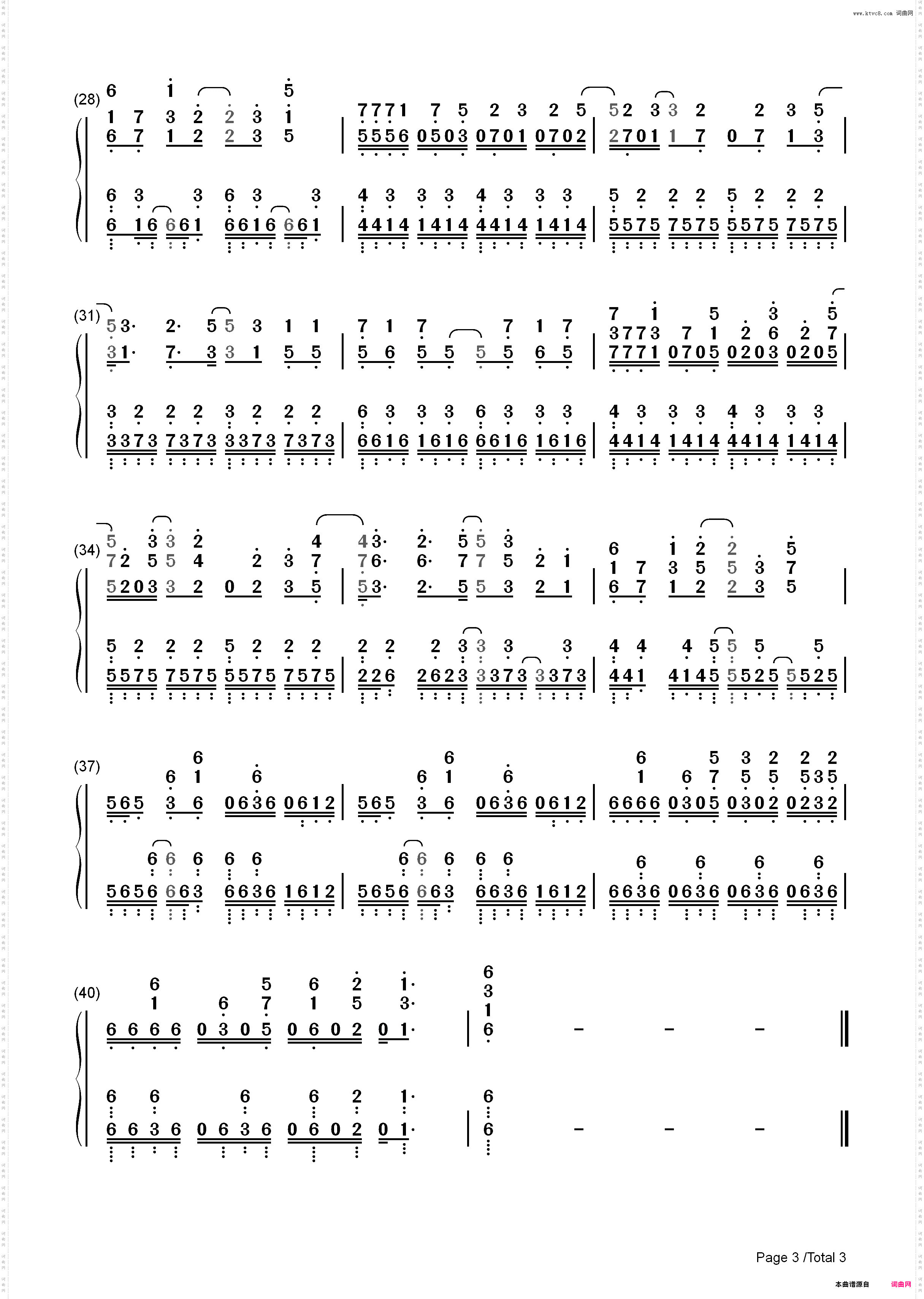 ROB THE FRONTIER-七大罪诸神的逆鳞OP_简谱版