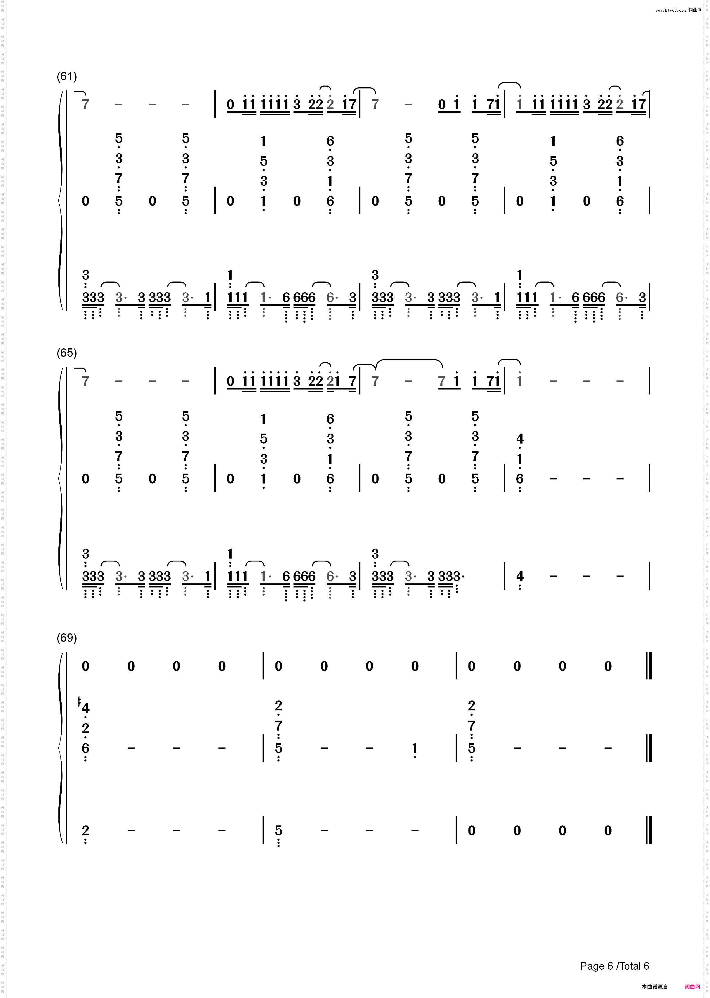 Fade-Lewis Capaldi_简谱版