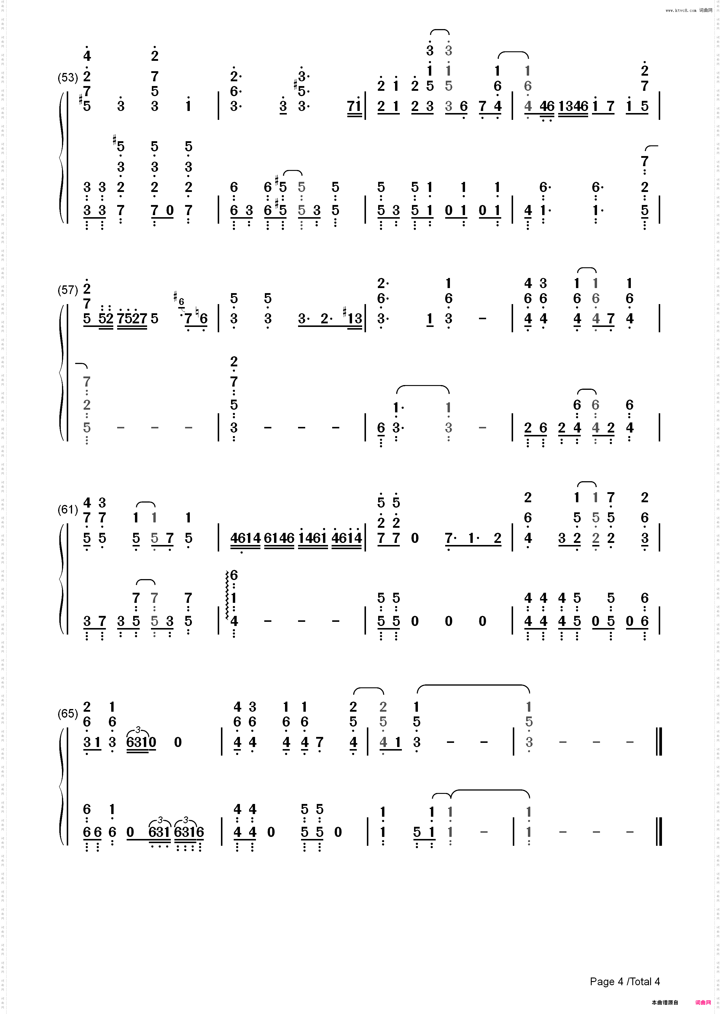 ときめきエクスペリエンス-BanG Dream OP_简谱版