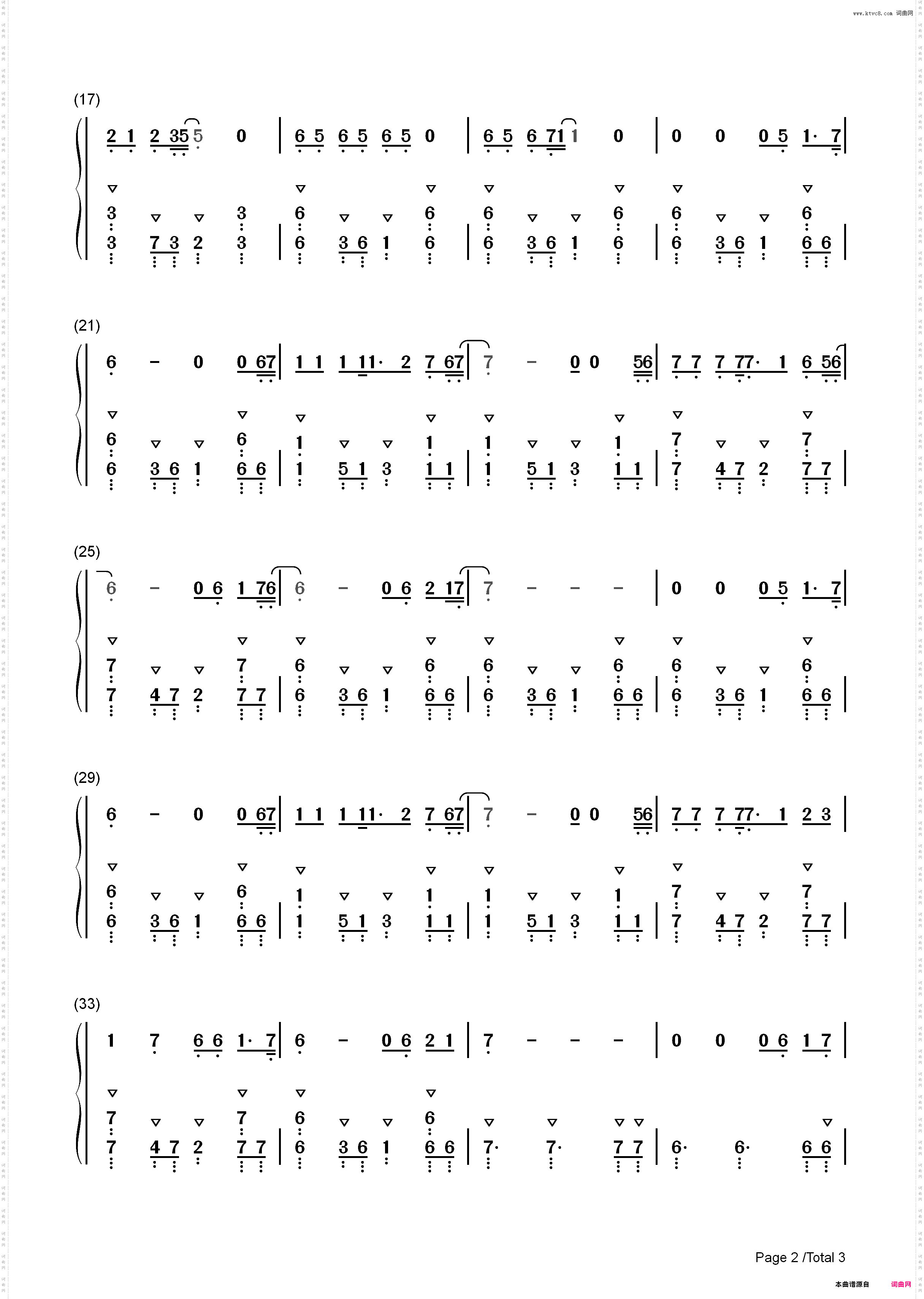 Say Na Na Na-2019年欧洲歌唱大赛_简谱版
