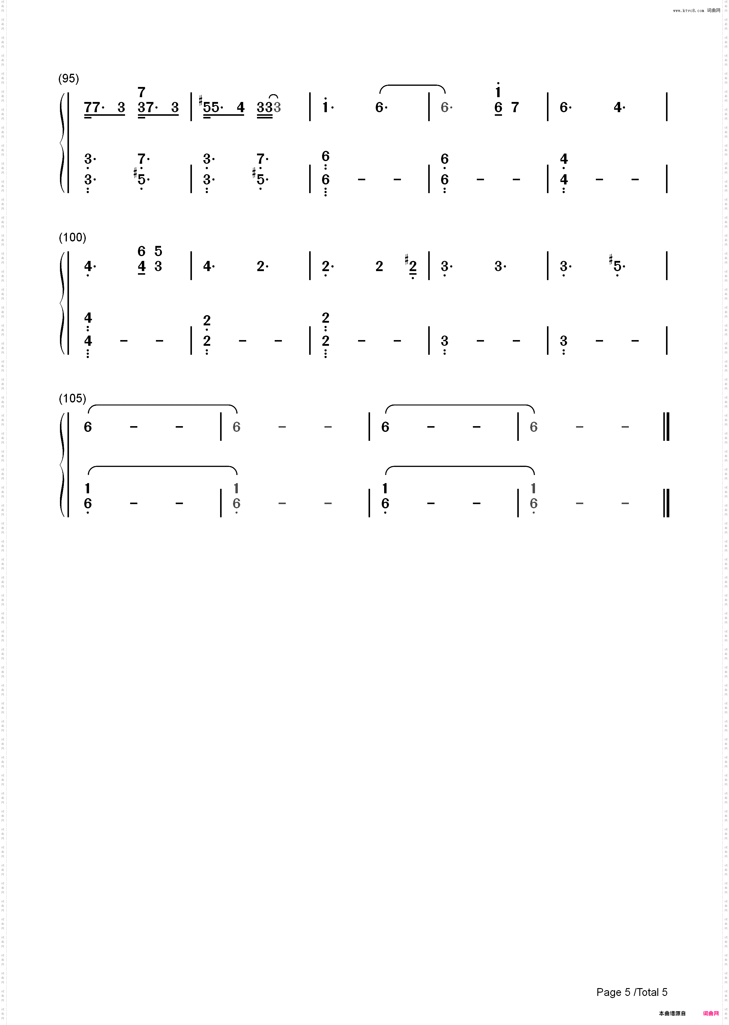 7 Rings-Ariana Grande_简谱版