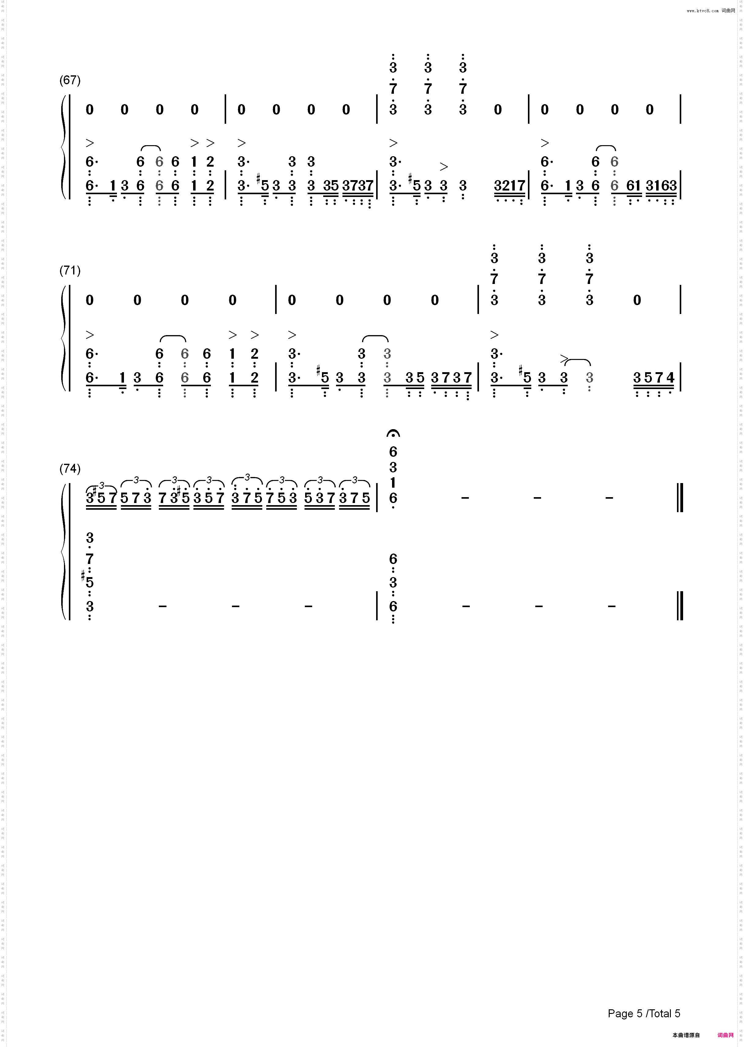 Natural-Imagine Dragons_简谱版