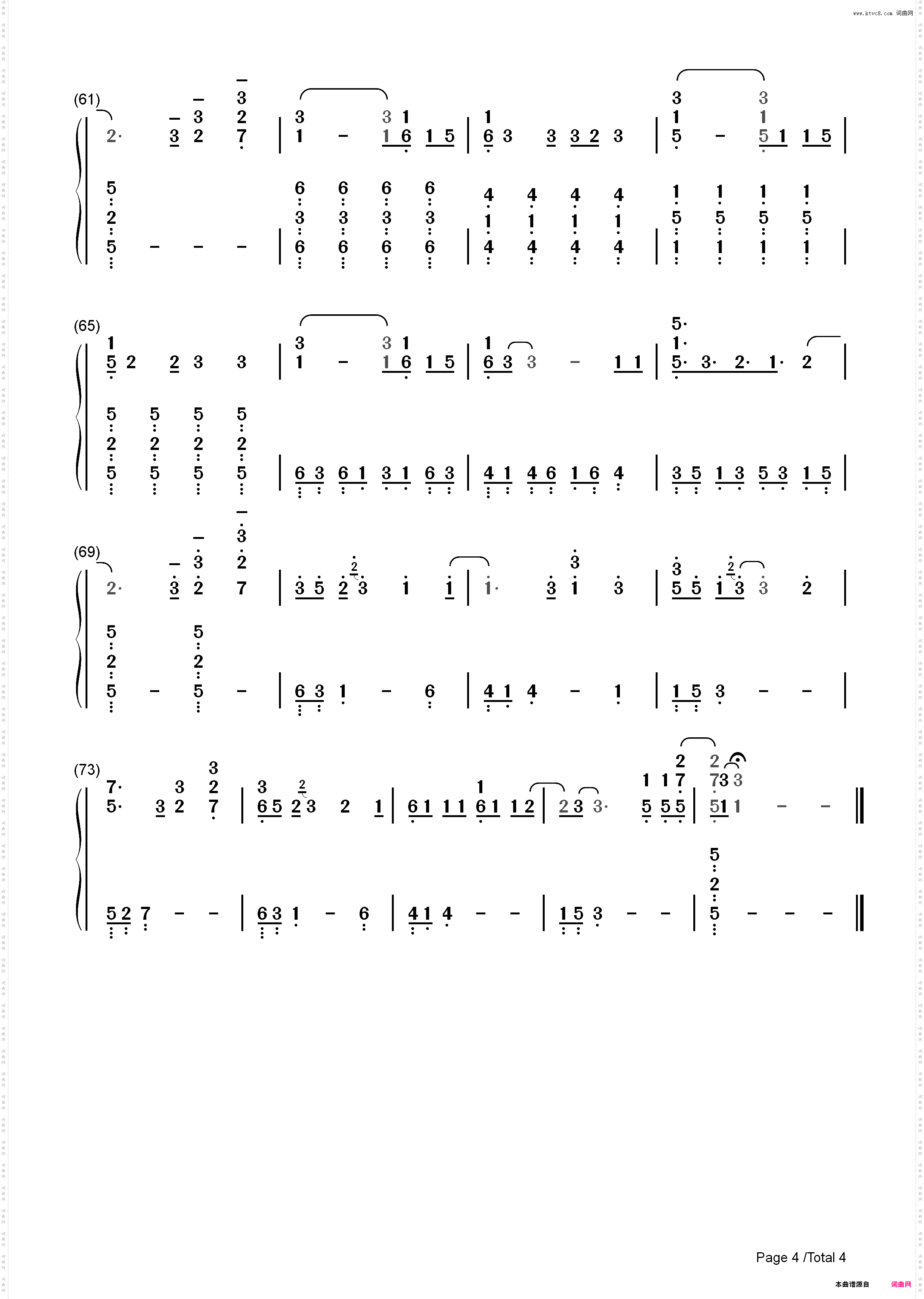 Head Above Water-Avril Lavigne_简谱版