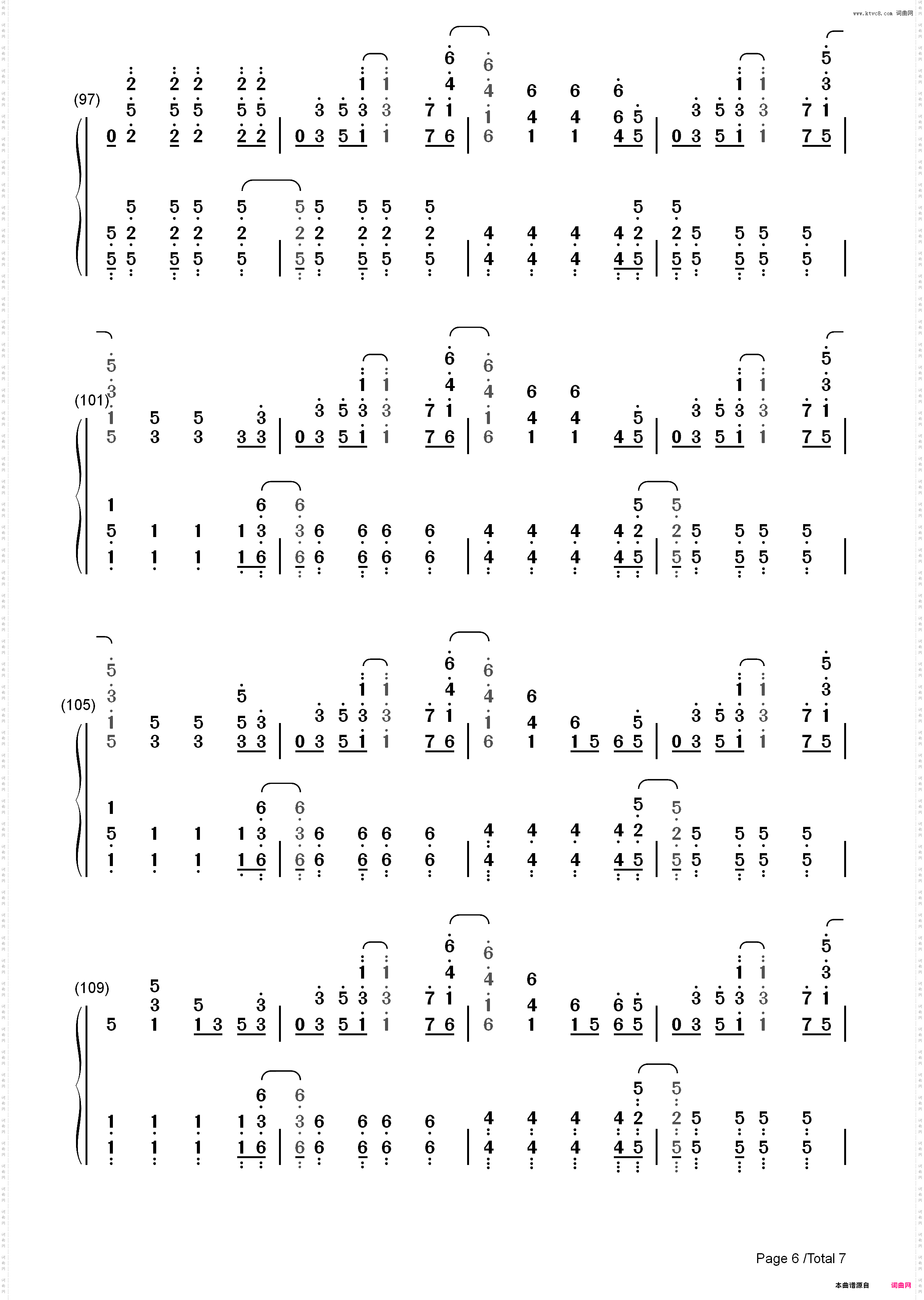 Viva la Vida-ColdPlay_简谱版