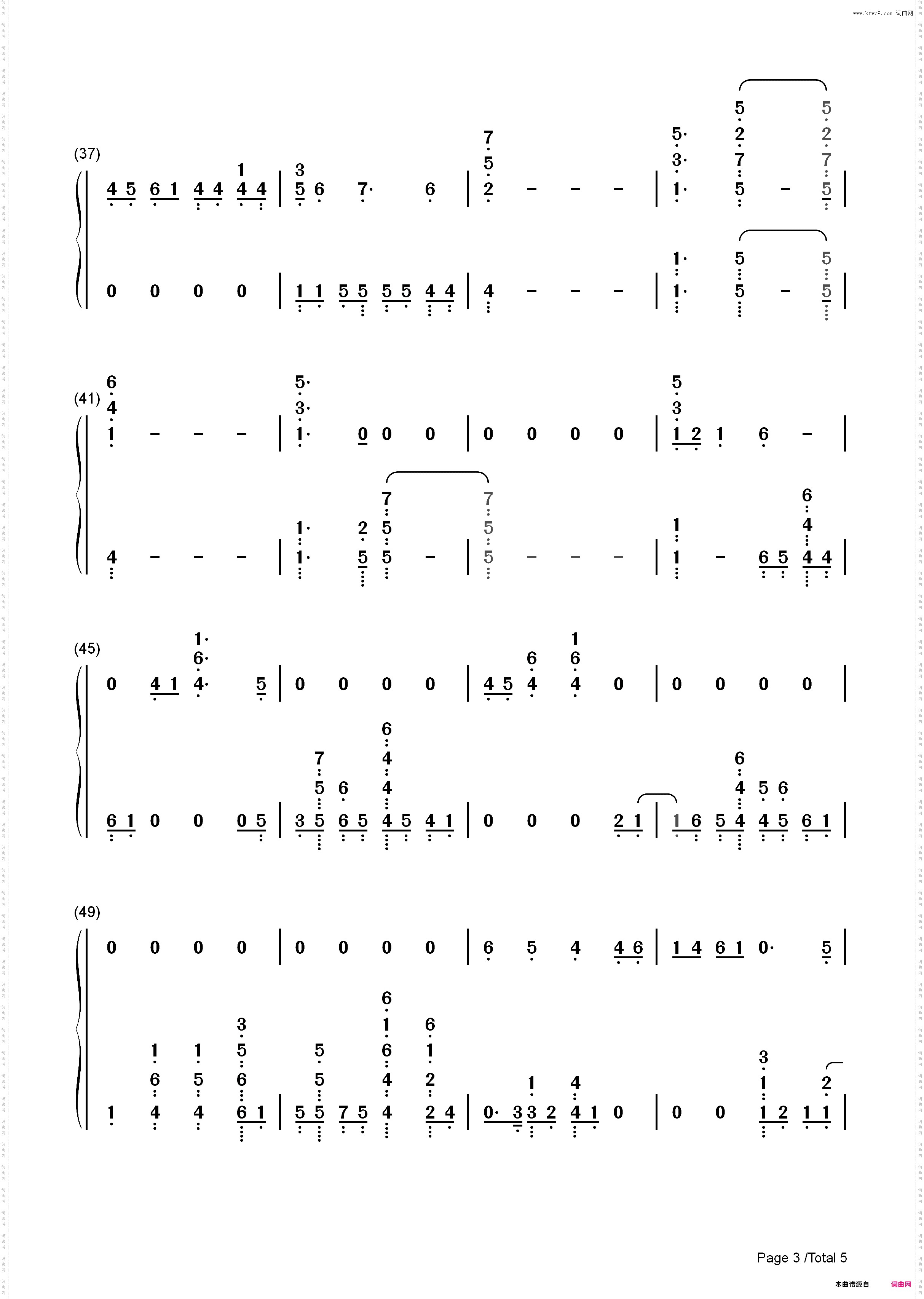 The Middle-Zedd和Maren Morris和Grey_简谱版