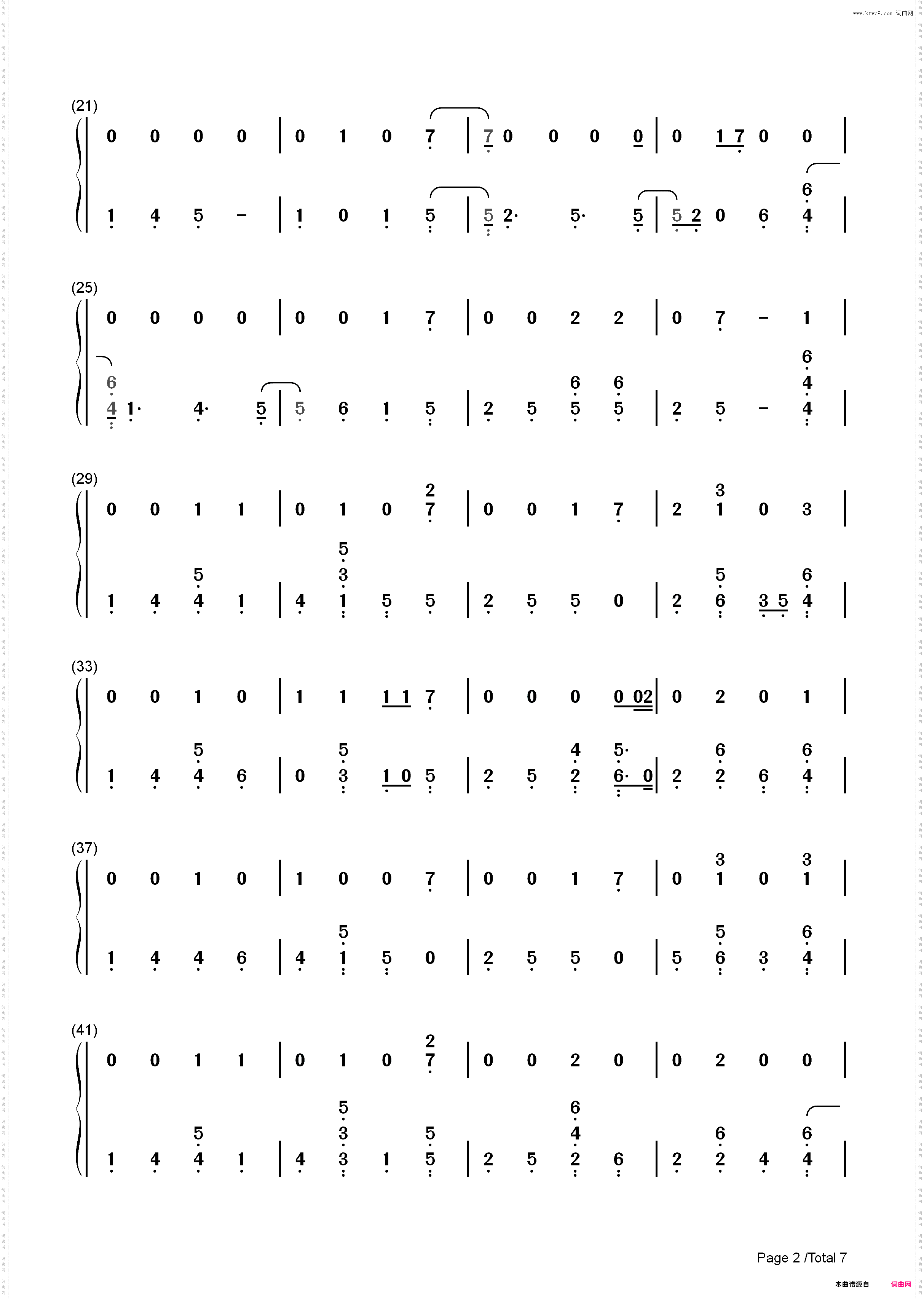 So It Goes…-Taylor Swift_简谱版