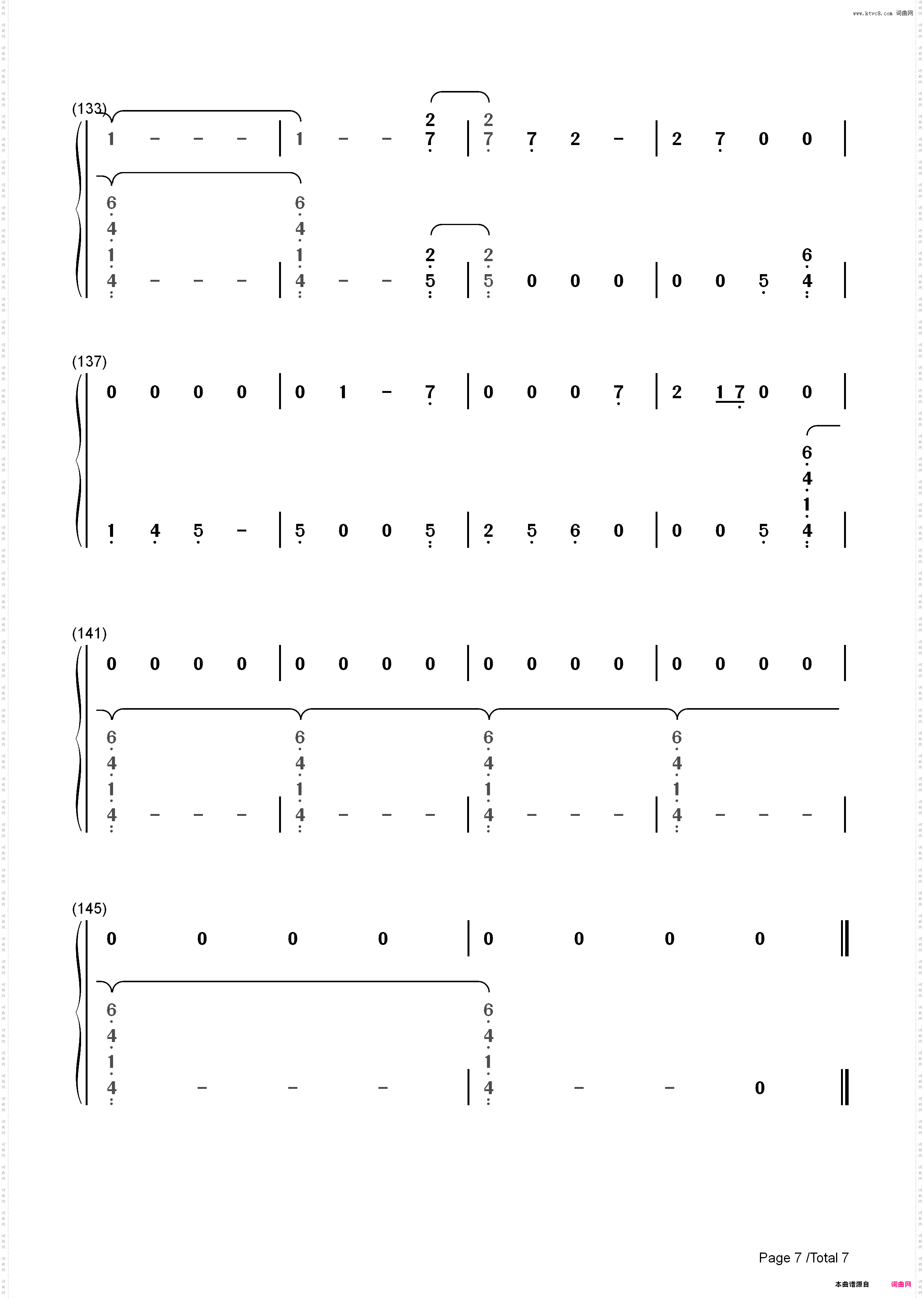 So It Goes…-Taylor Swift_简谱版