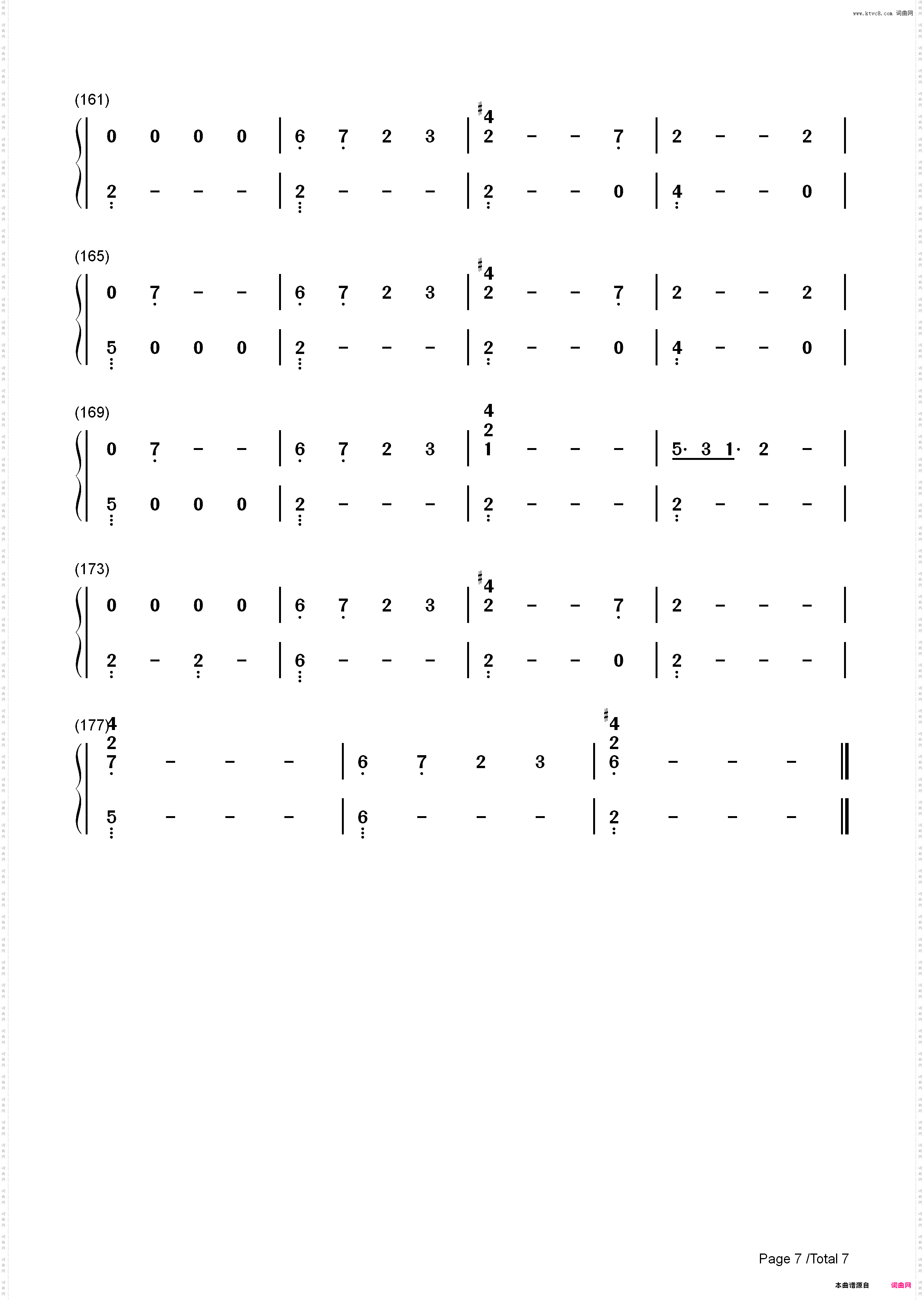 Filthy-Justin Timberlake_简谱版