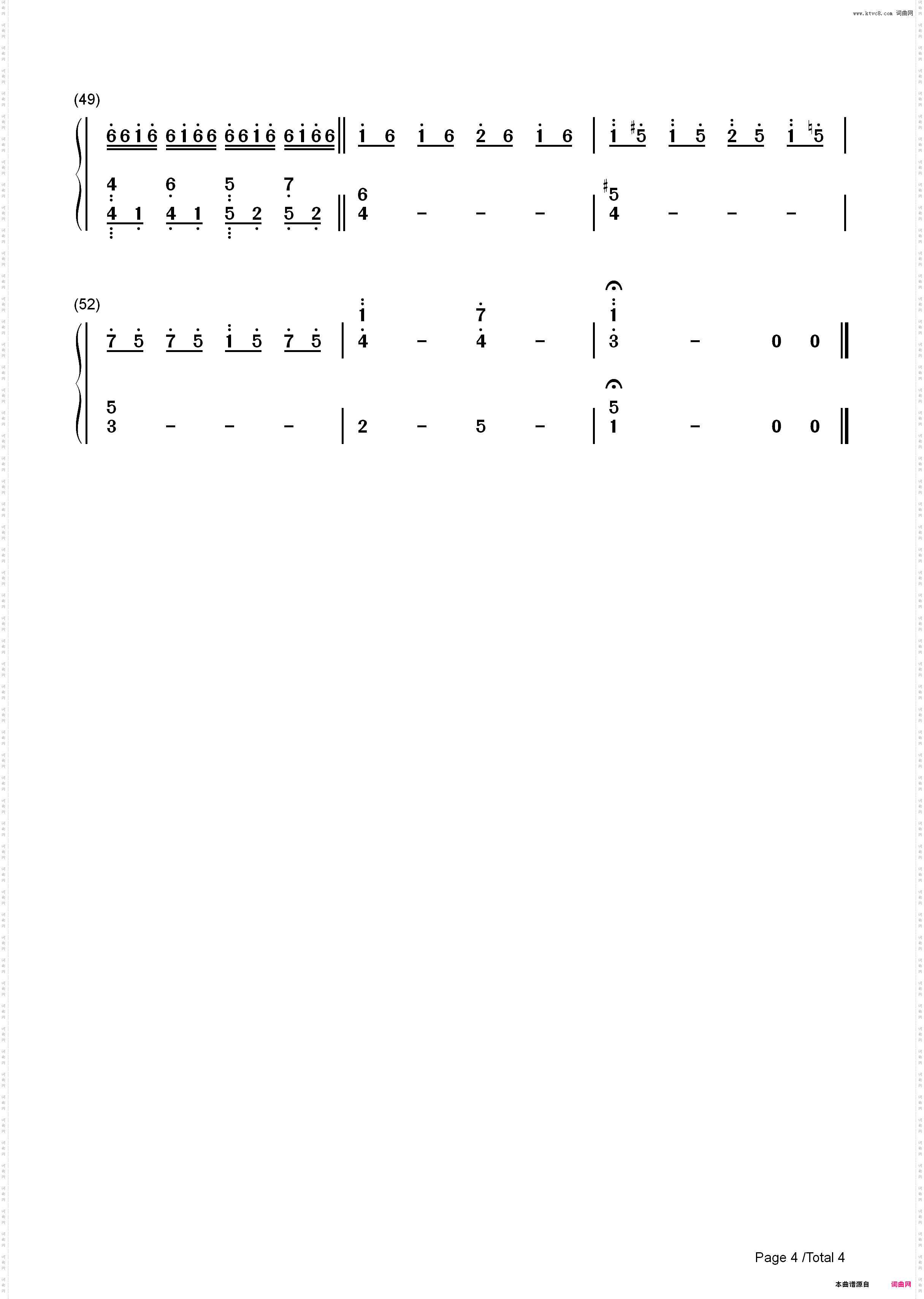 恋をしたのは-声之形*题曲_简谱版