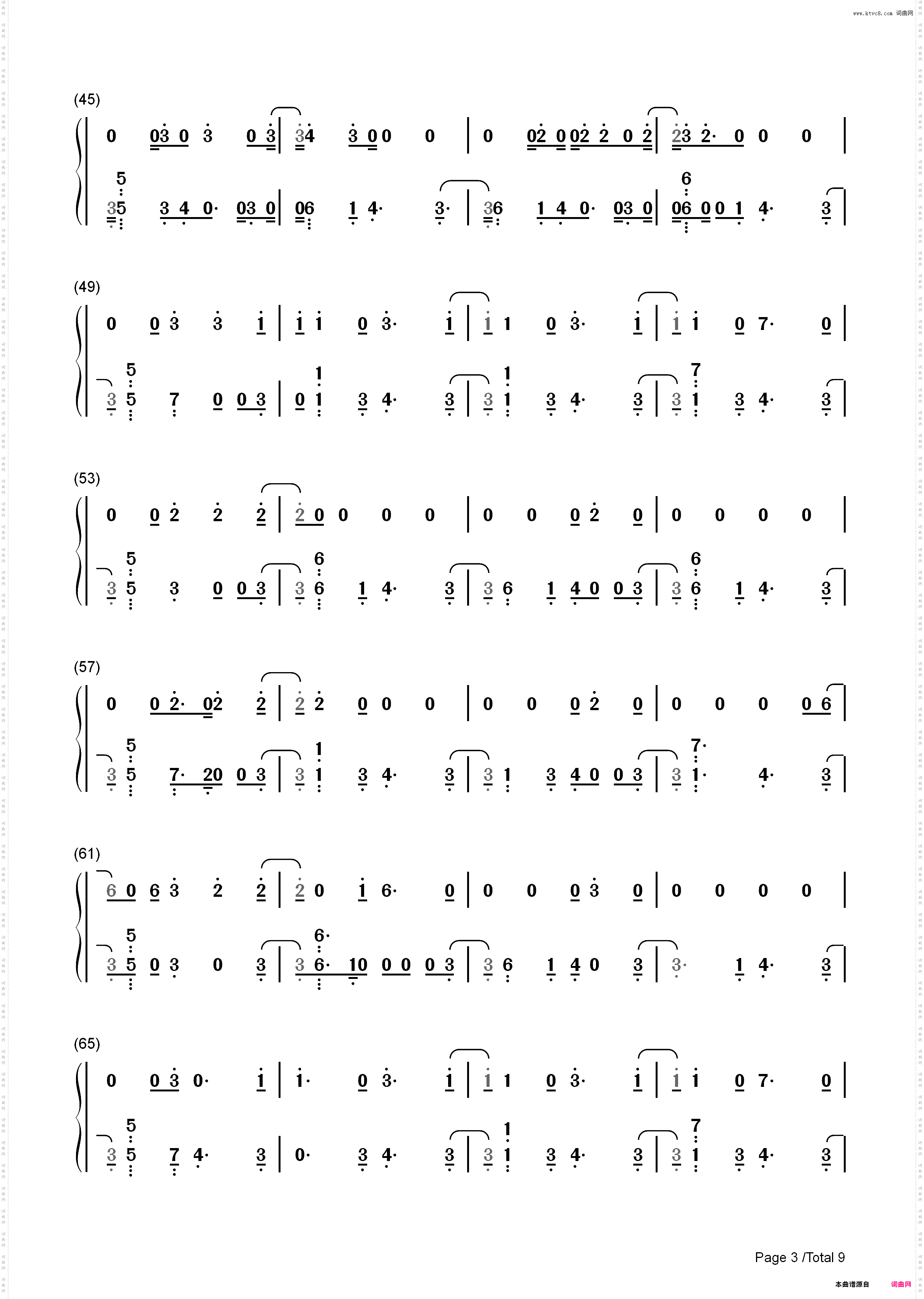 If Im Lucky-Jason Derulo_简谱版