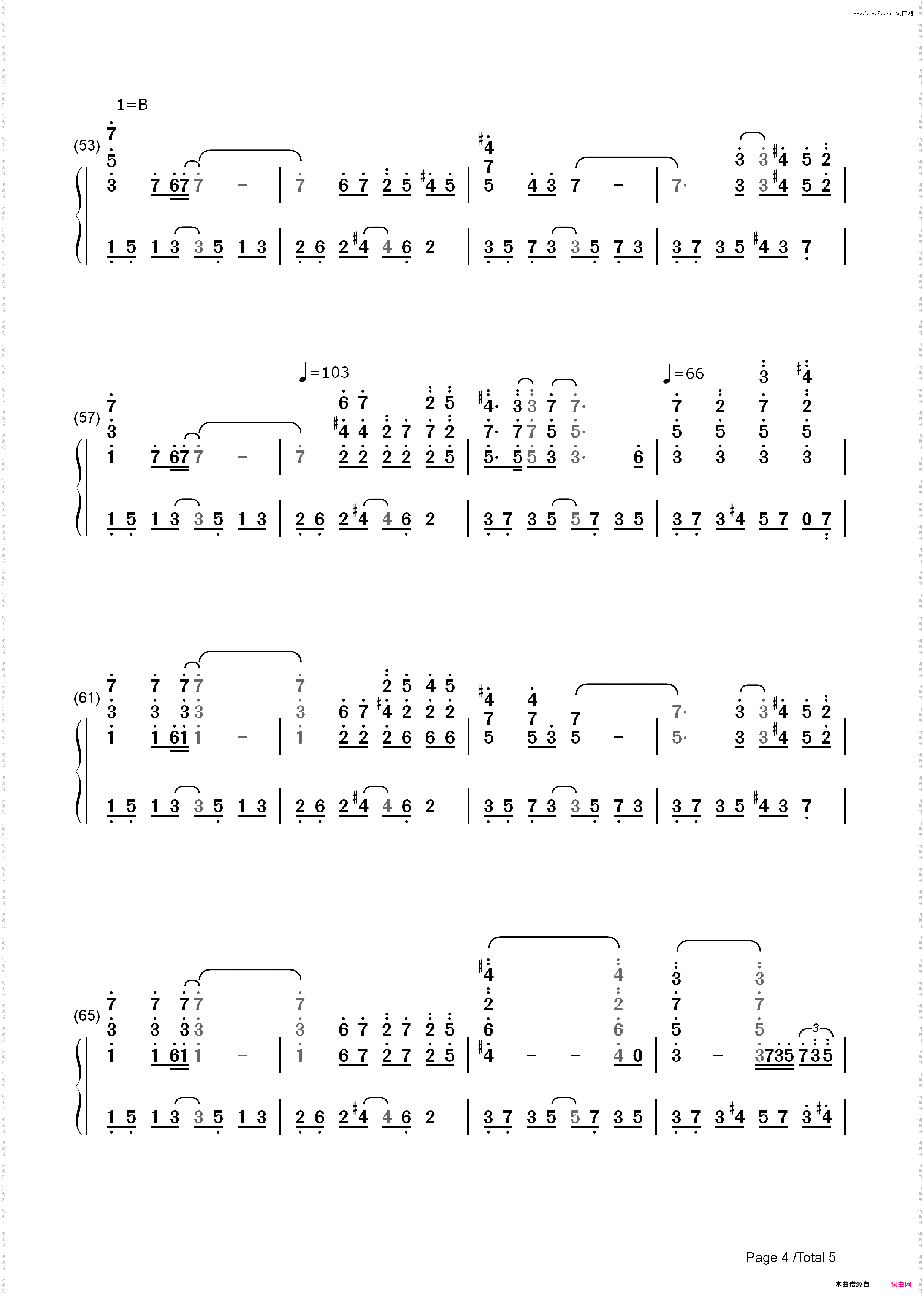 羽根-AIR OST_简谱版