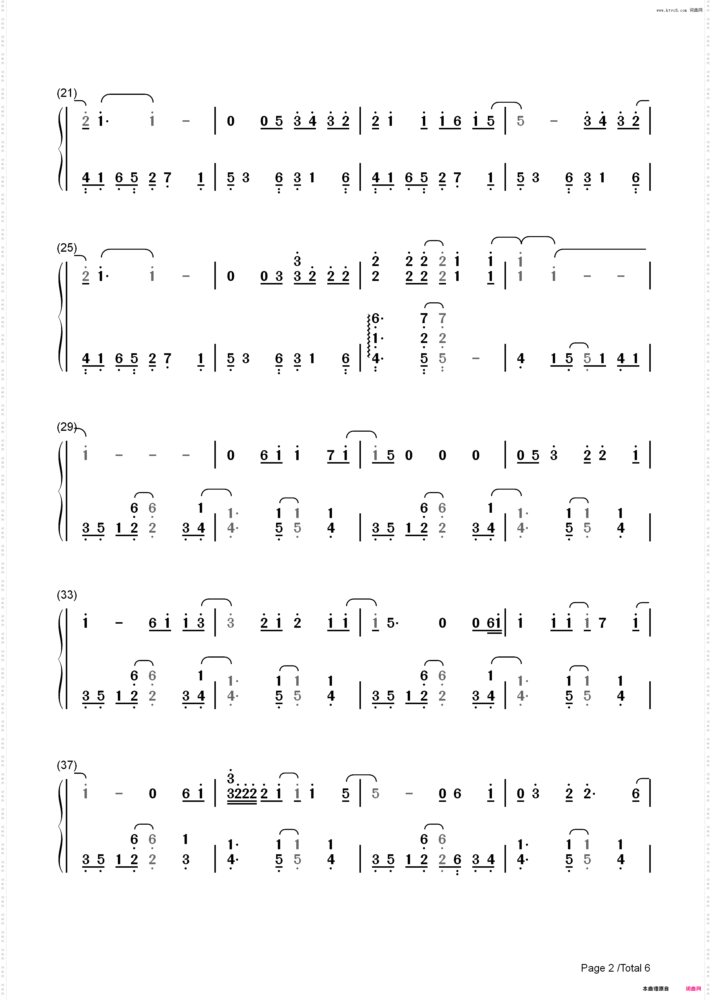 Walking in Memphis-Marc Cohn_简谱版