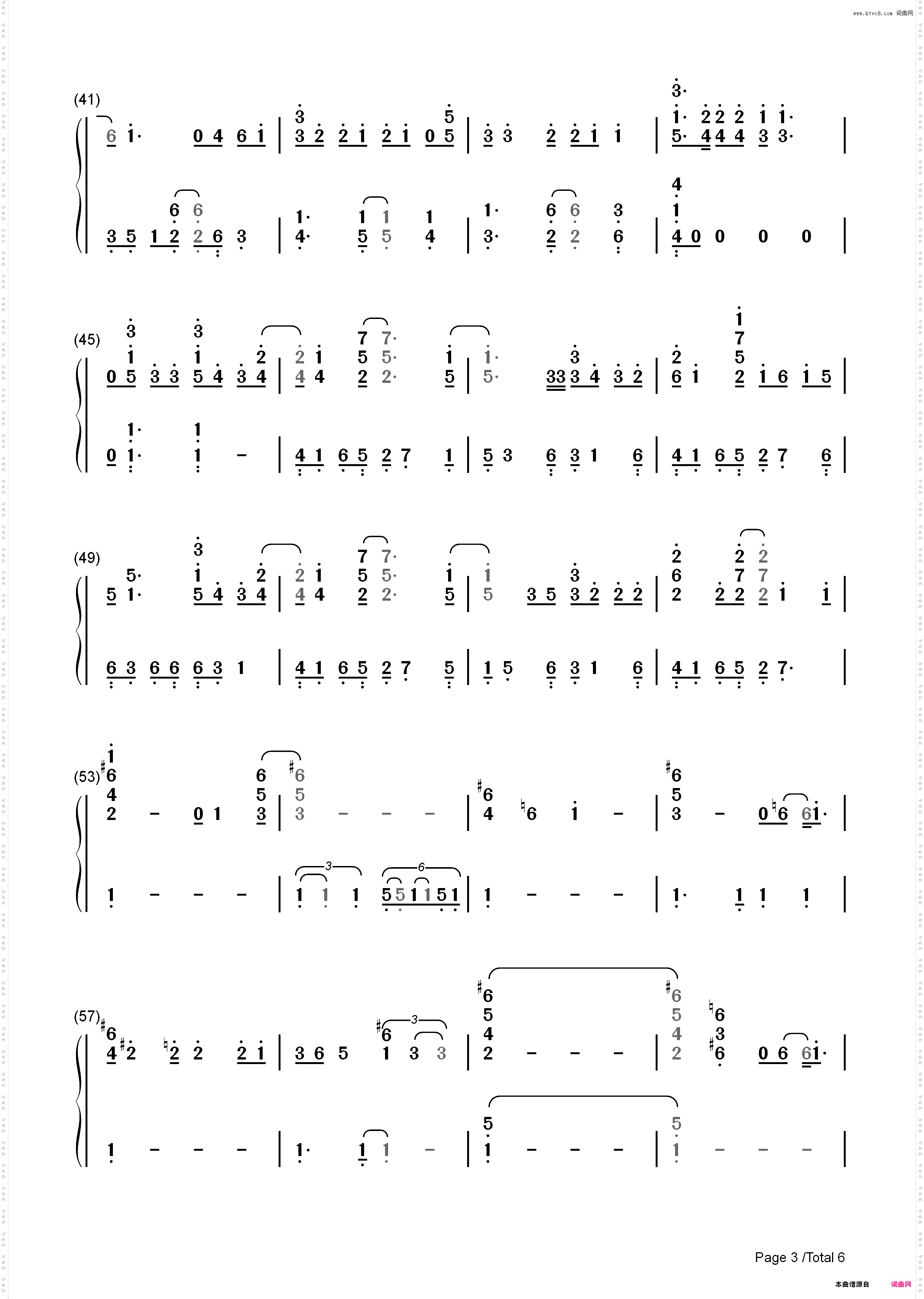 Walking in Memphis-Marc Cohn_简谱版