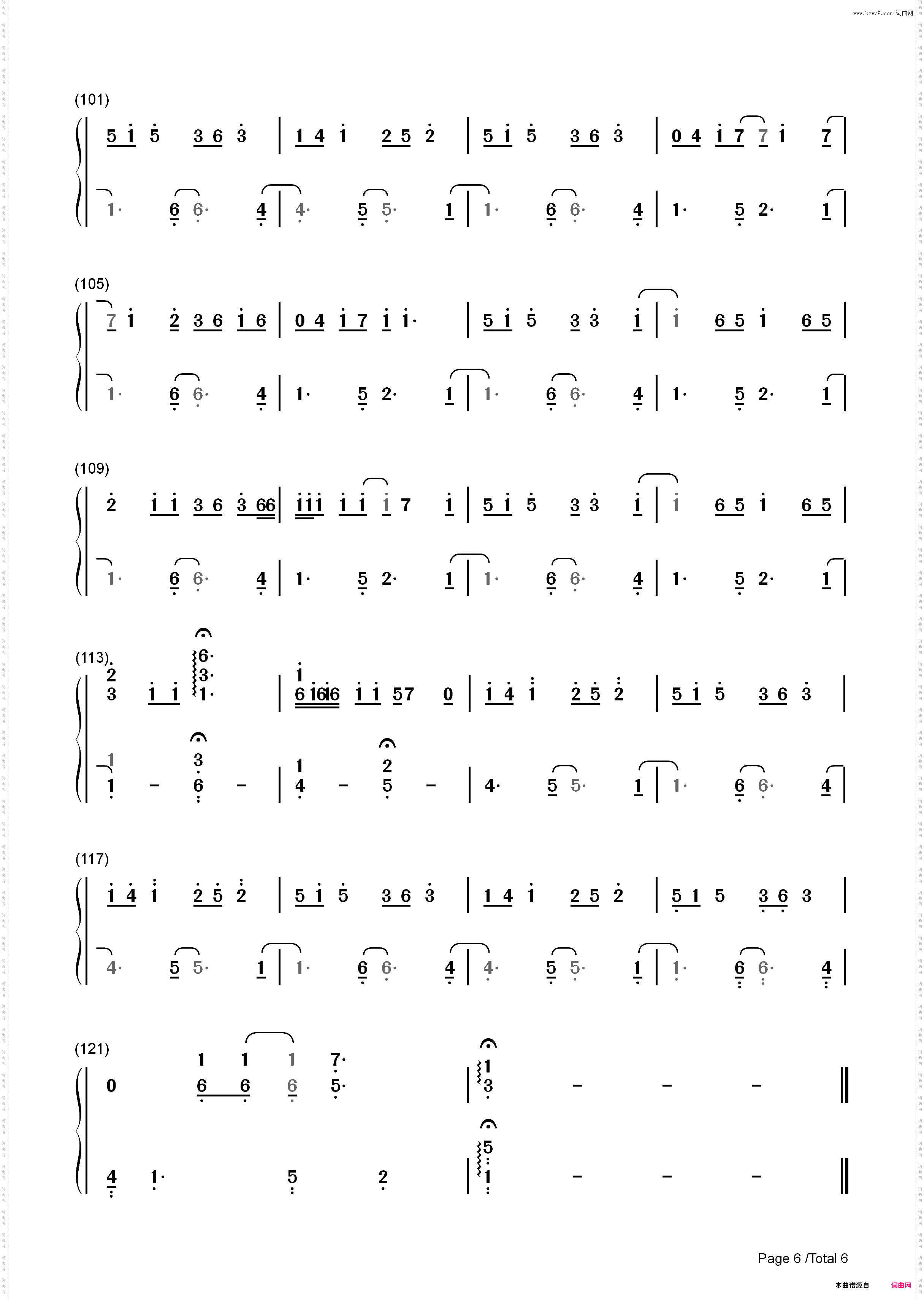 Walking in Memphis-Marc Cohn_简谱版