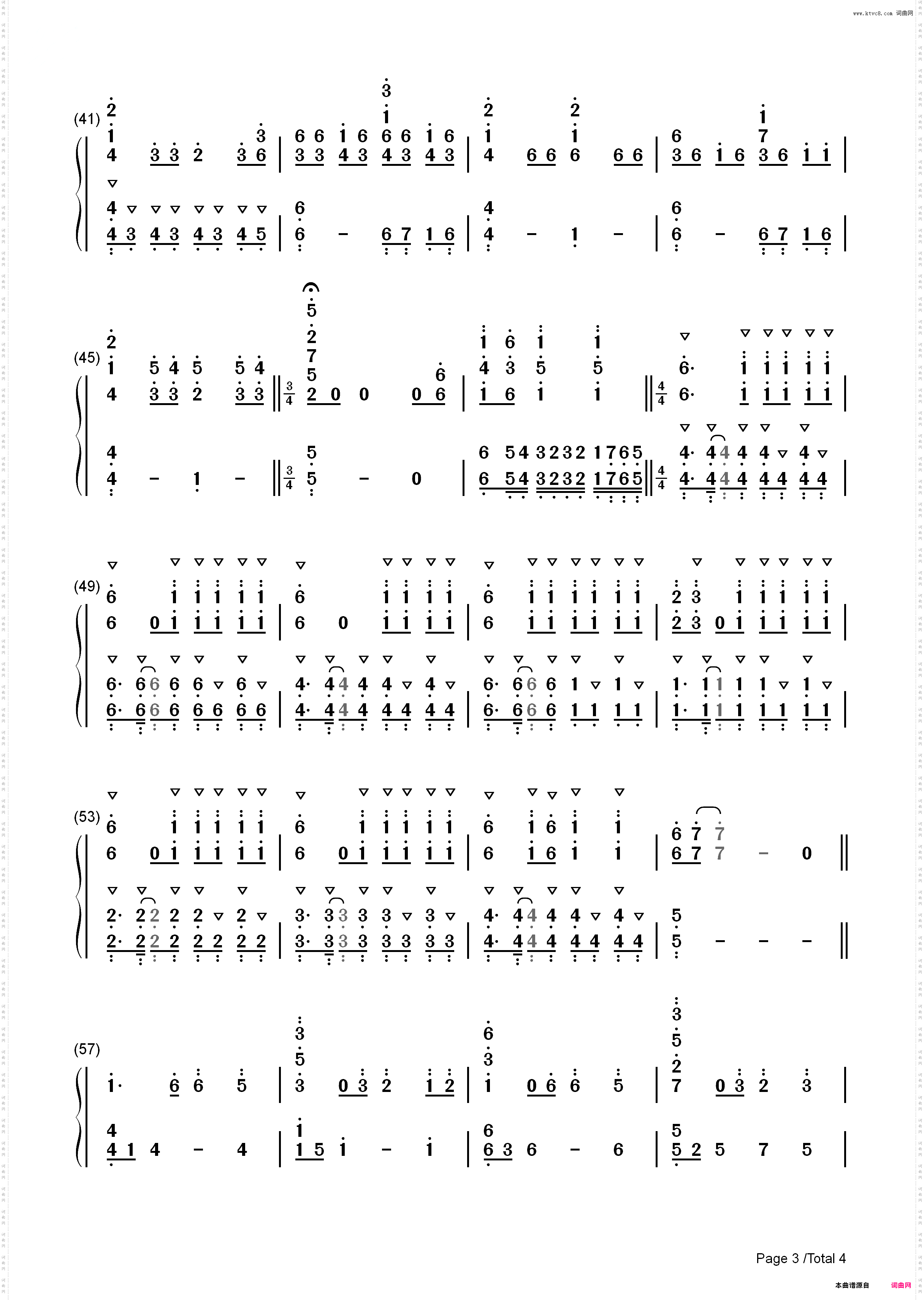 Glad You Came-The Wanted_简谱版