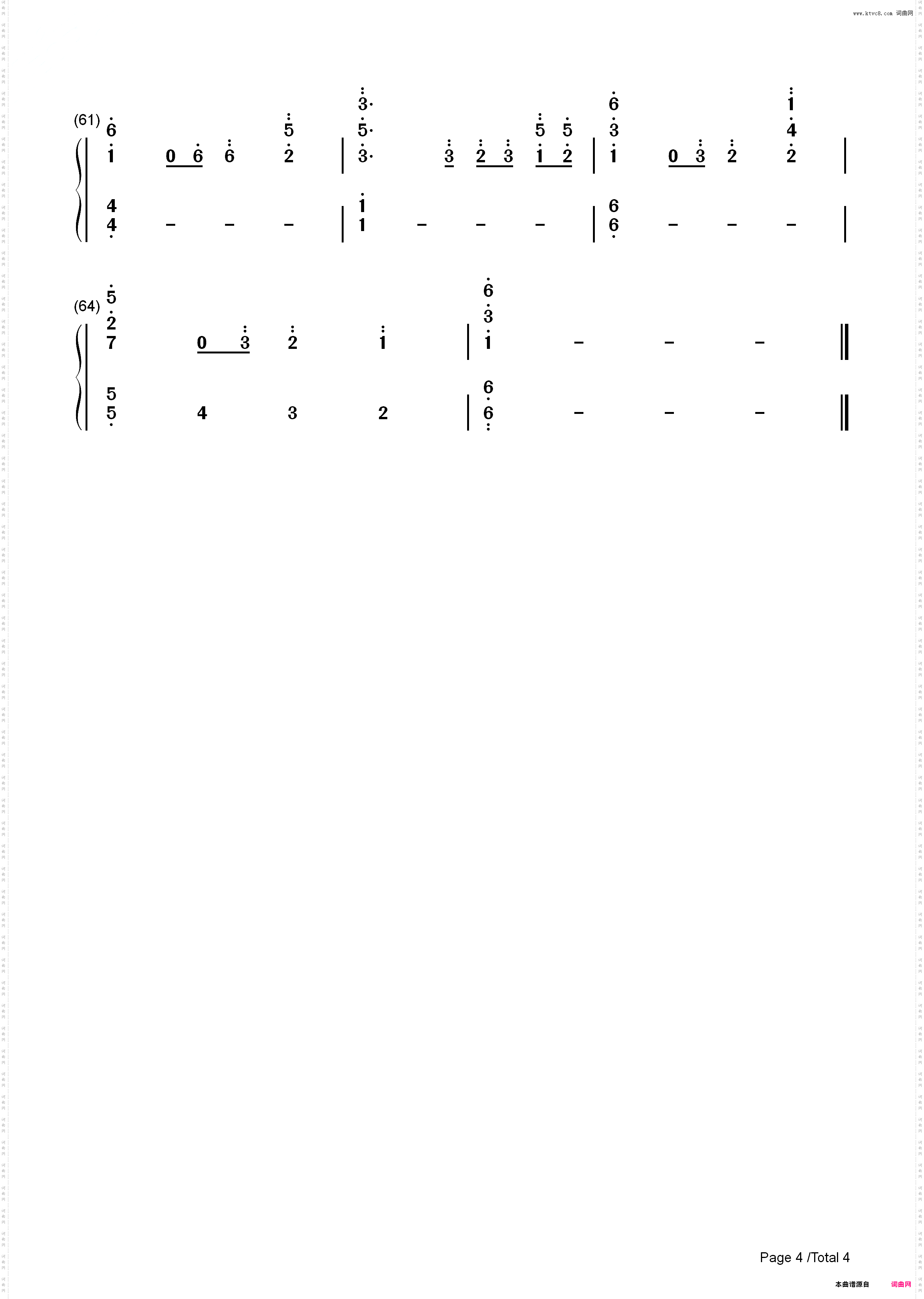 Glad You Came-The Wanted_简谱版