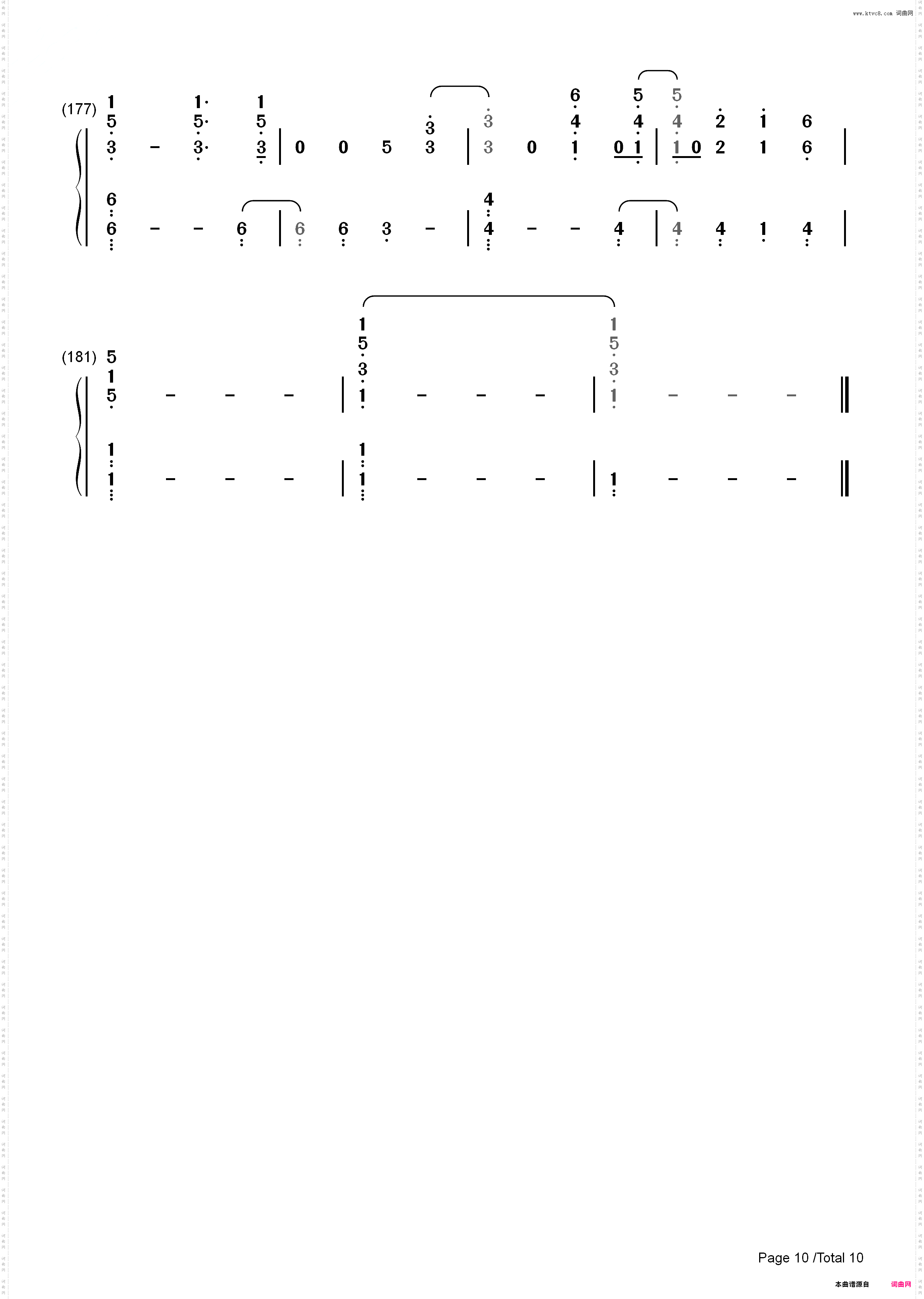 The Scientist-Coldplay_简谱版