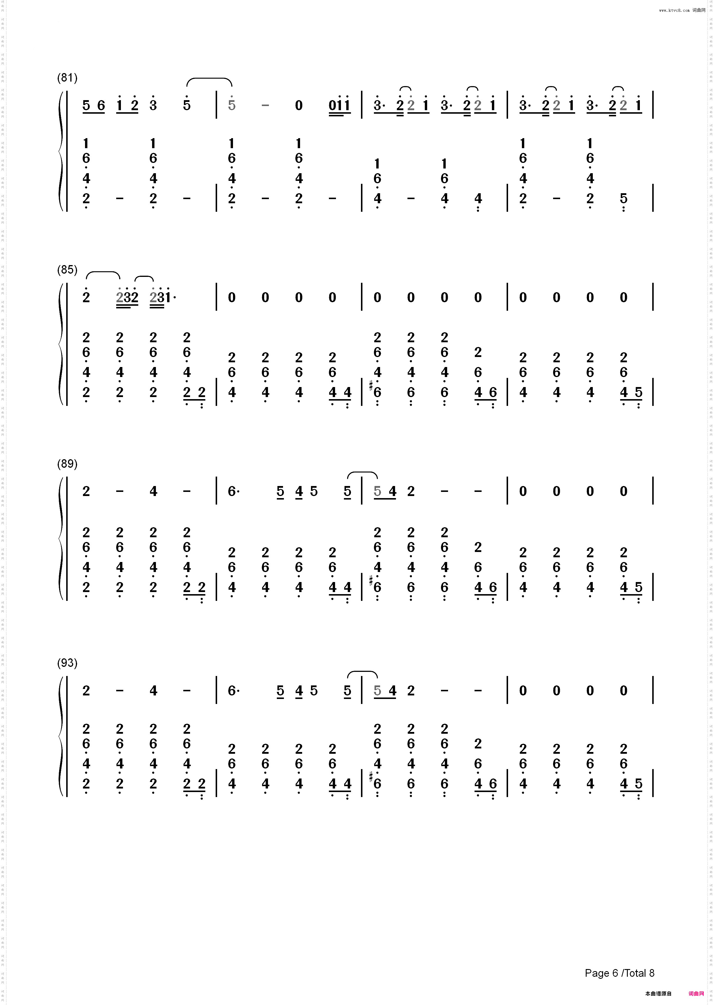 Lay Me Down-Sam Smith_简谱版