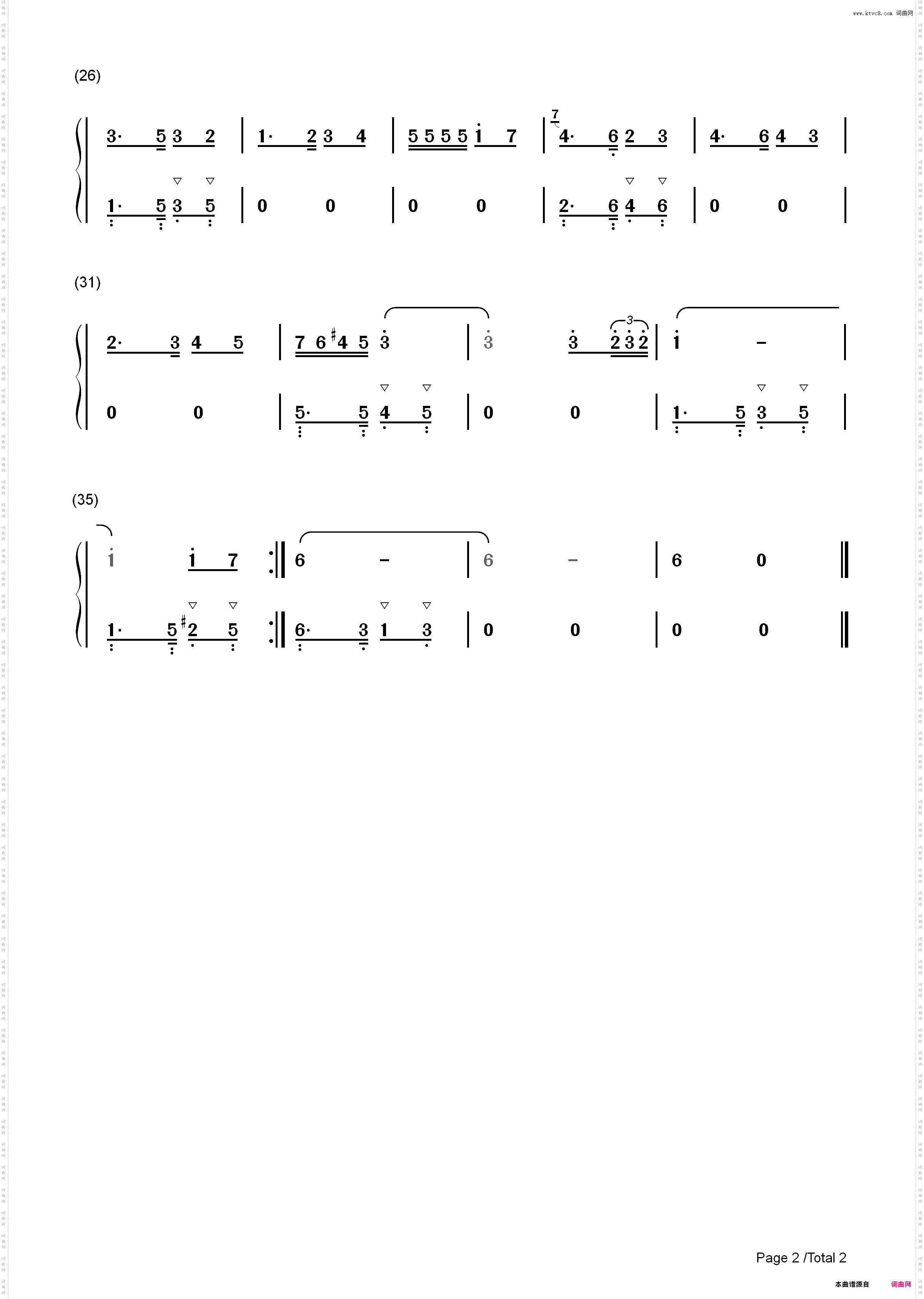 哈巴涅拉舞曲-乔治?比才_简谱版