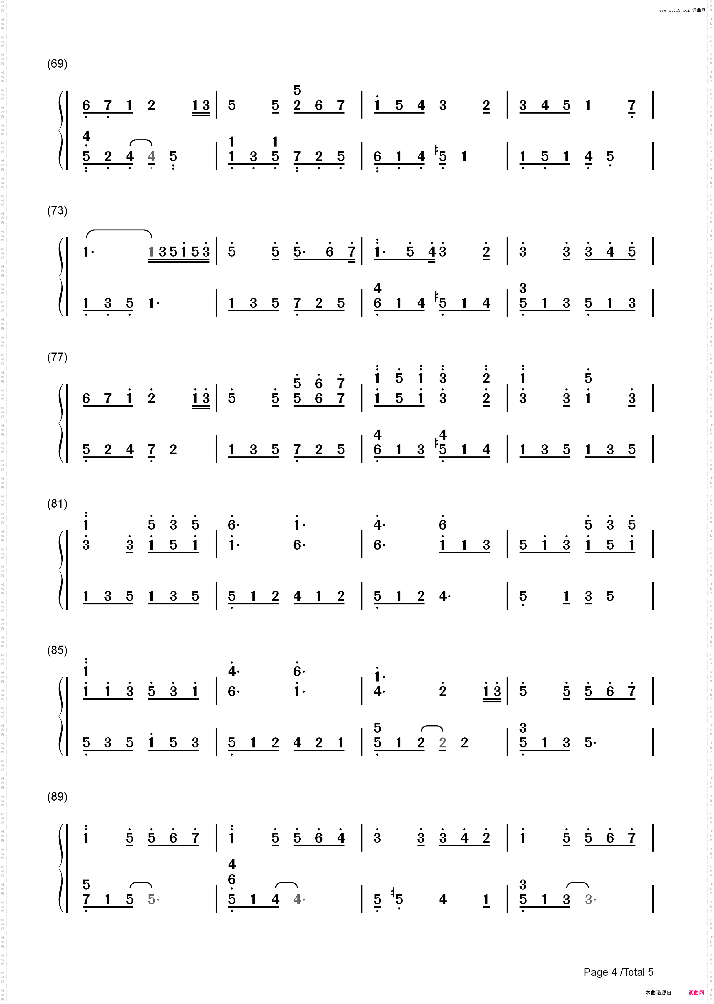 A Distant Shade of Green-Kevin Kern_简谱版