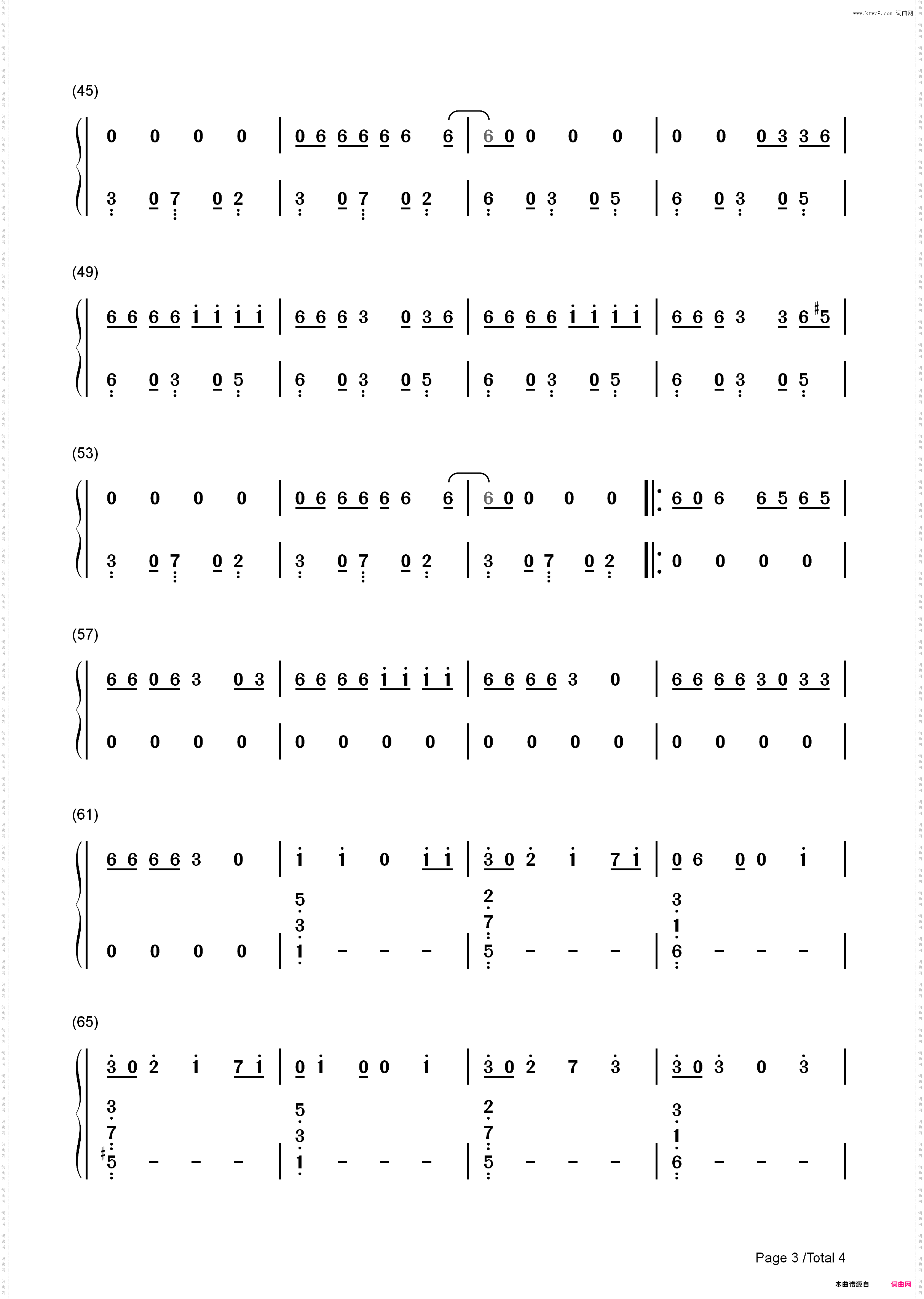 Exs Ohs-Elle King_简谱版