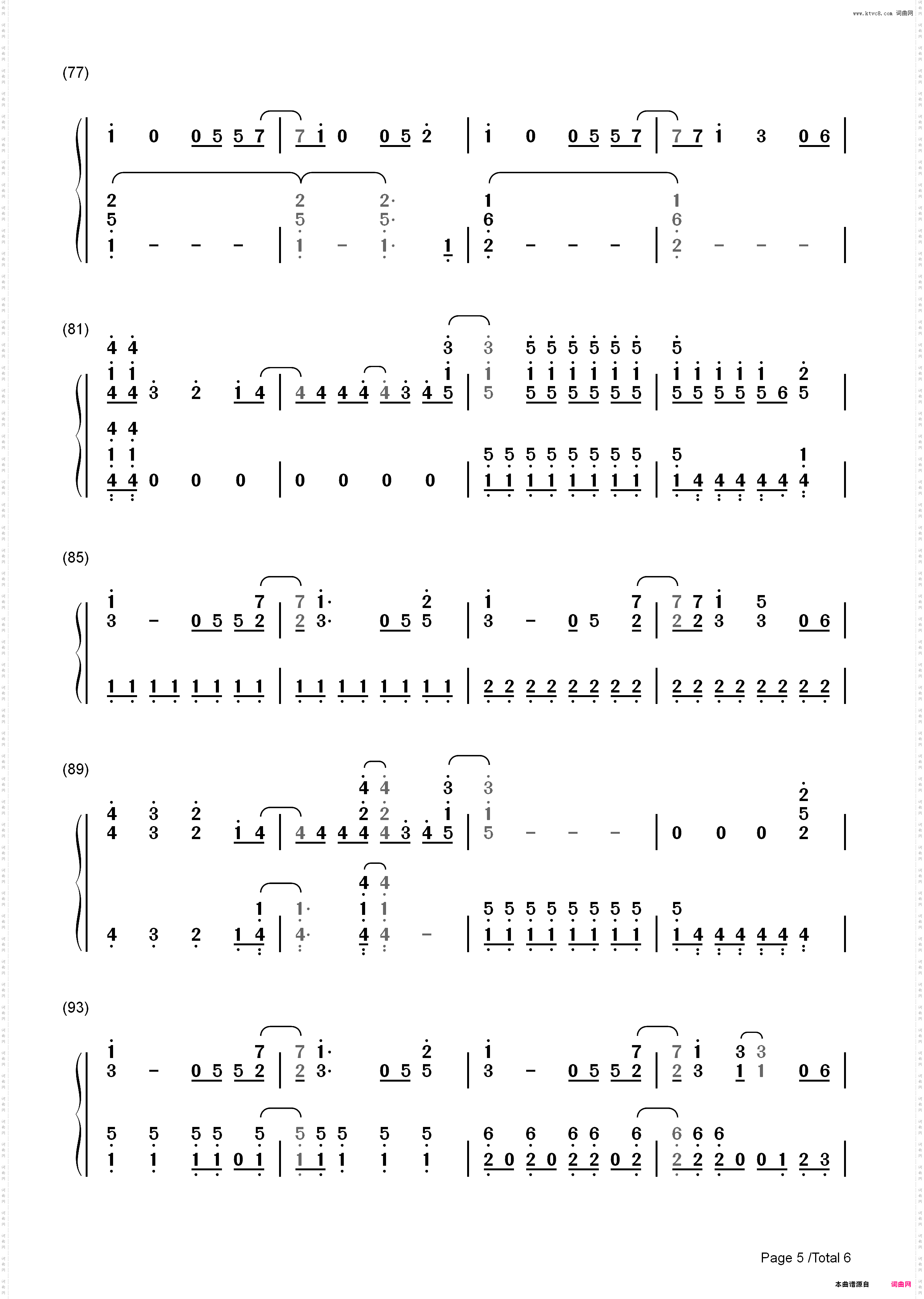 Gonna Get Caught-Demi Lovato_简谱版