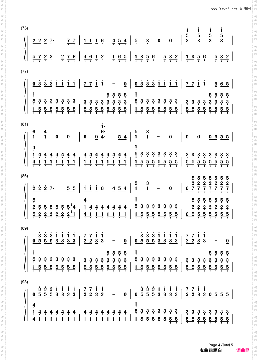 Shes Kinda Hot-5 Seconds of Summer_简谱版