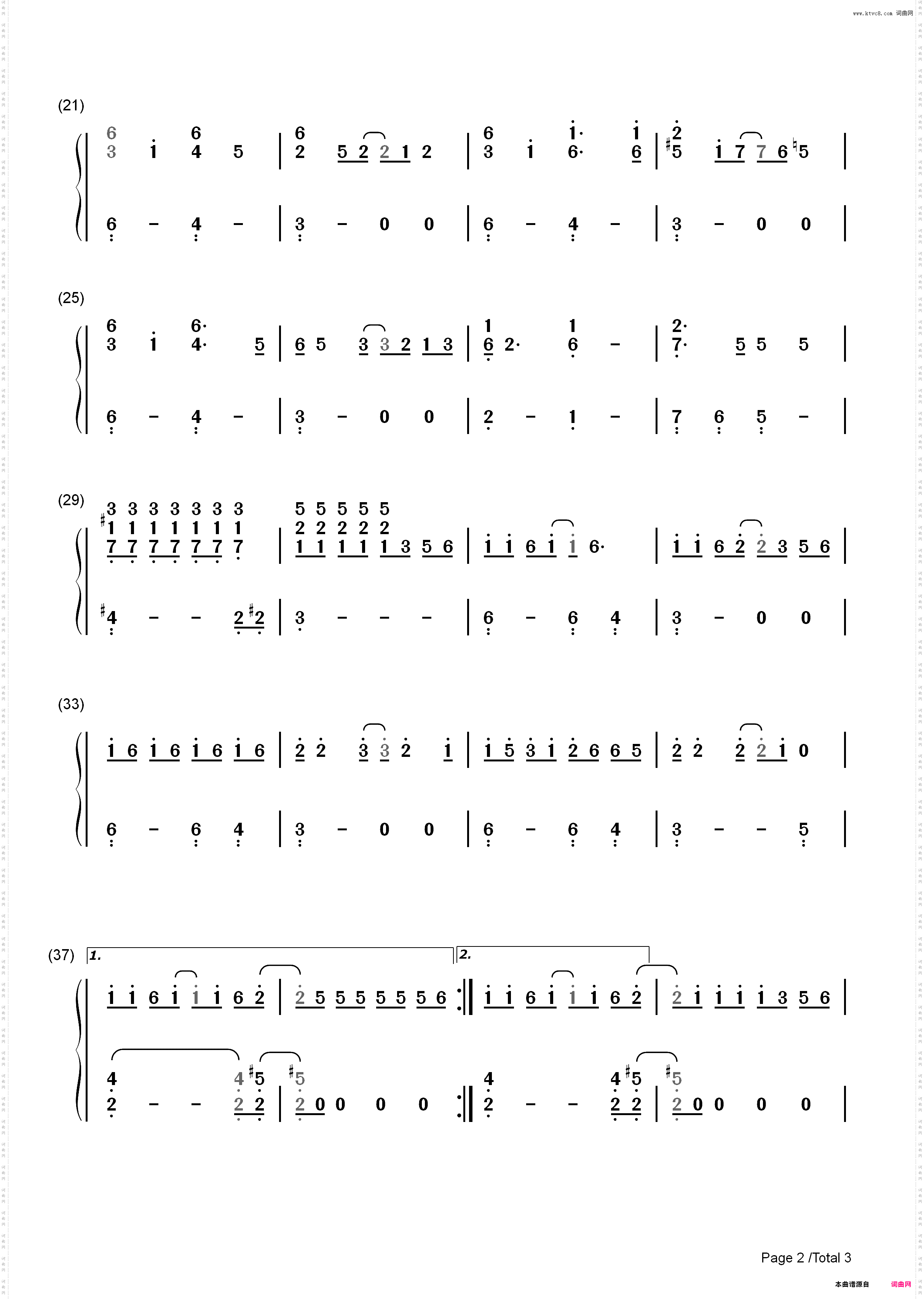 Smooth-Santana & Rob Thomas_简谱版