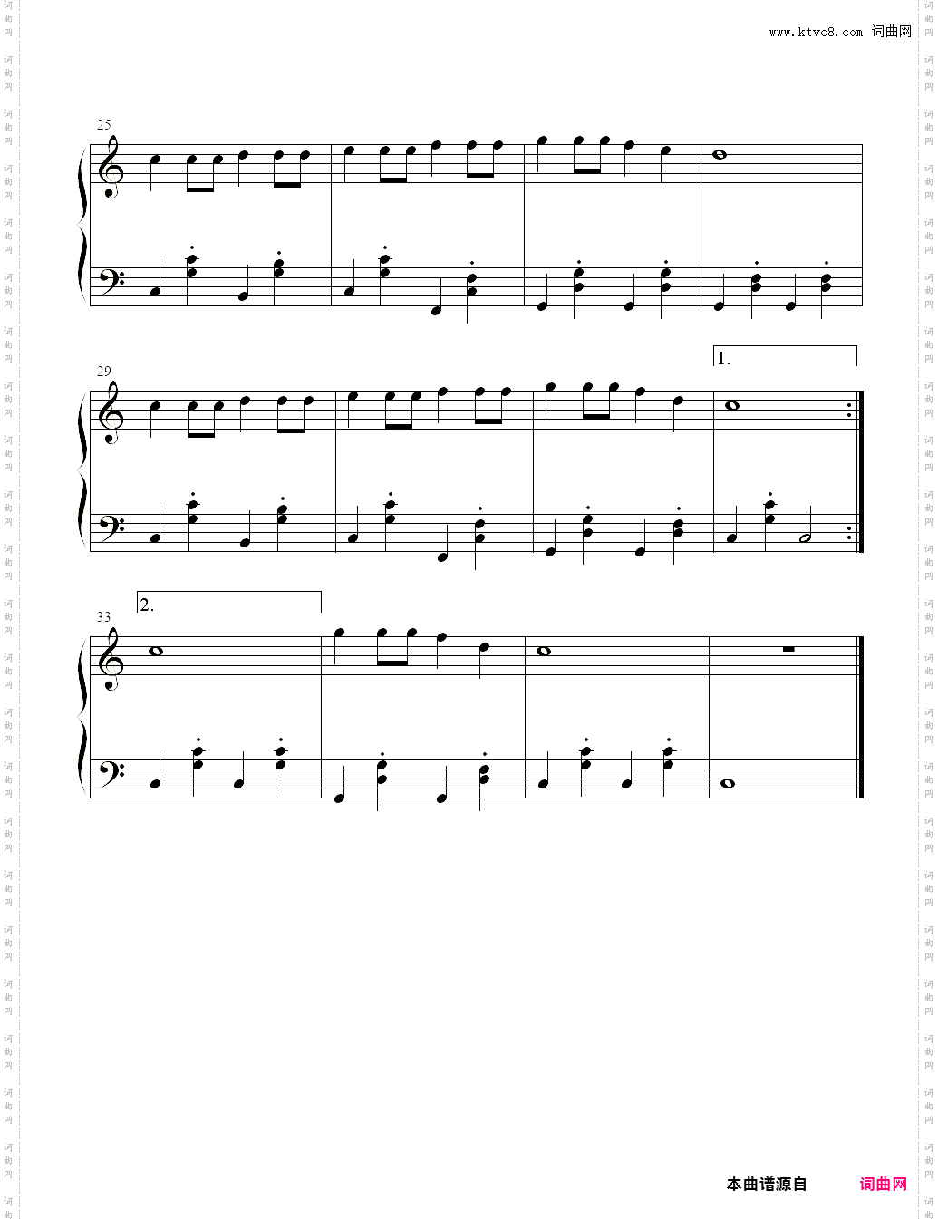 十个小手指宝宝钢琴曲