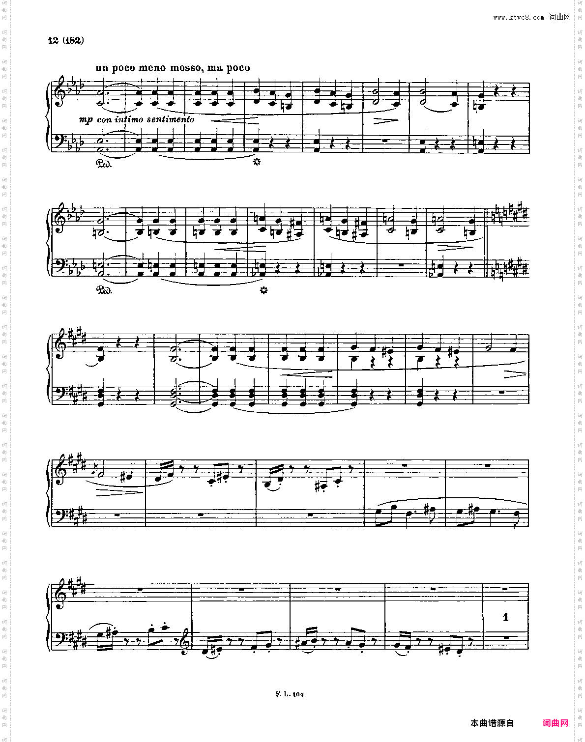 李斯特 被遗忘的圆舞曲 第二首