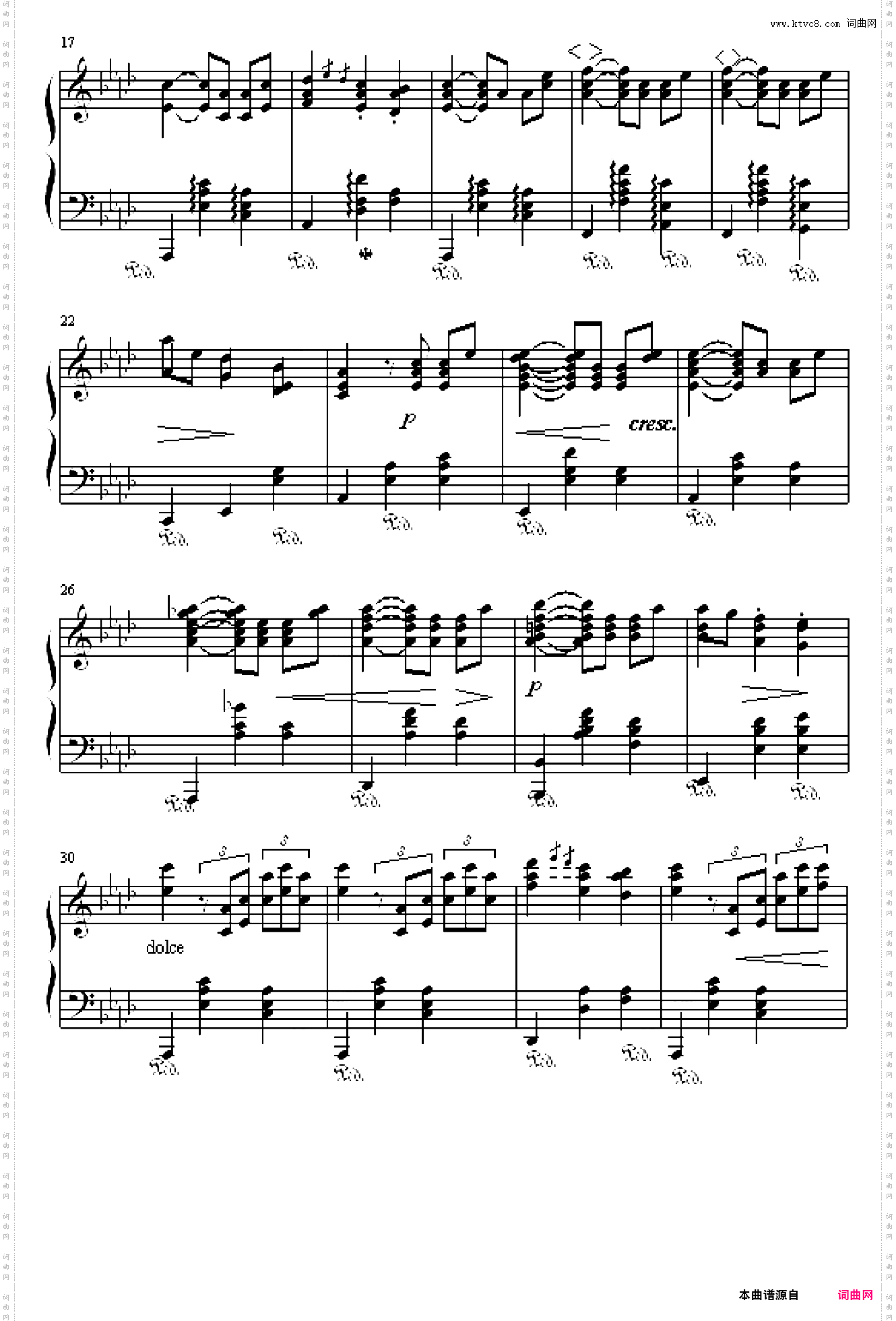 降A大调圆舞曲