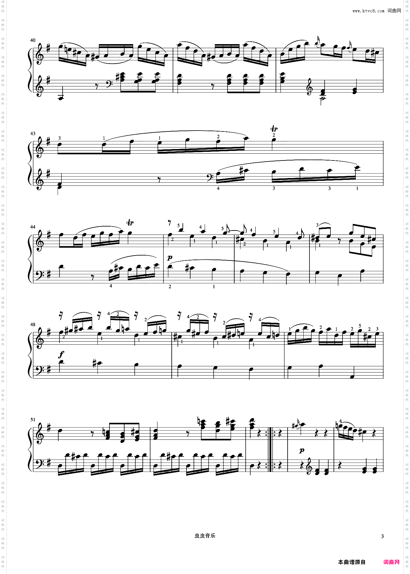 6级 G大调奏鸣曲 第一乐章《中央院钢琴考级曲目 1-6级》