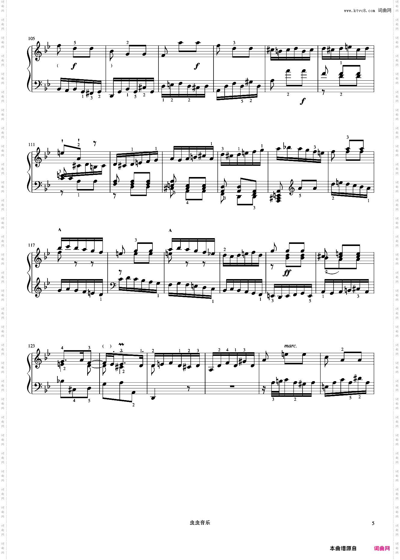 10级 第三英国组曲的前奏曲《音协钢琴考级曲目 9-10级》