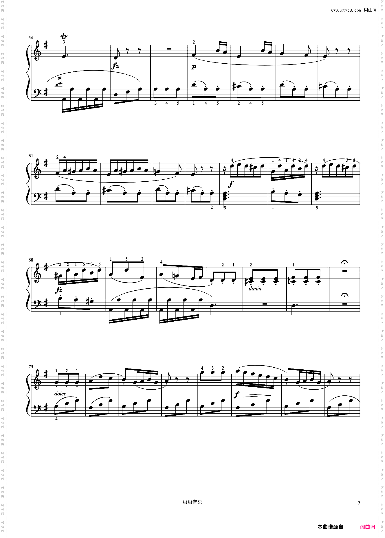 3级 小奏鸣曲 No·2《中国院钢琴考级曲目》