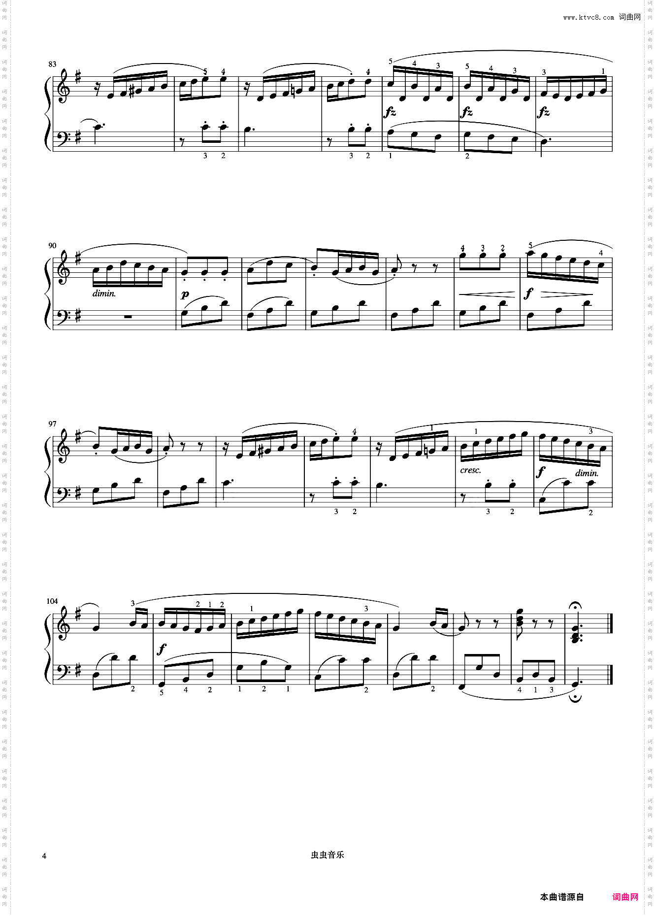 3级 小奏鸣曲 No·2《中国院钢琴考级曲目》