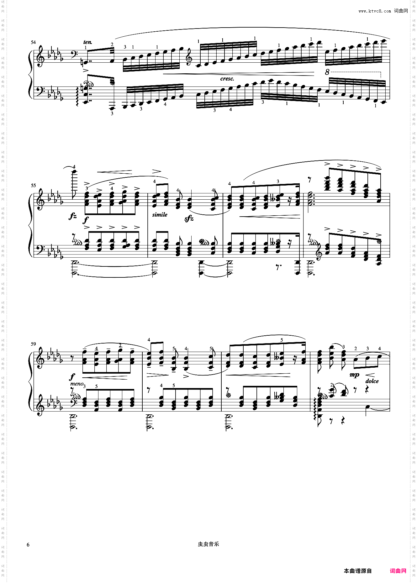 8级 浪漫曲《中国院钢琴考级曲目》