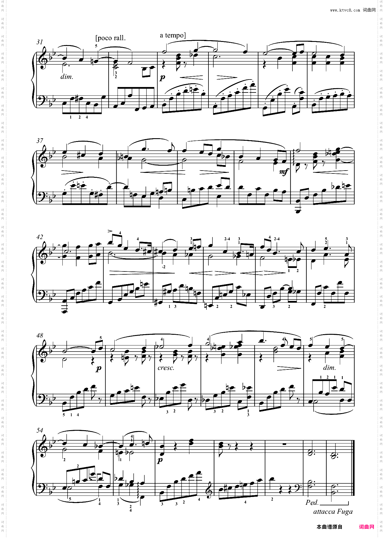 3·Bb大调前奏曲与赋格 克·舒曼·sib