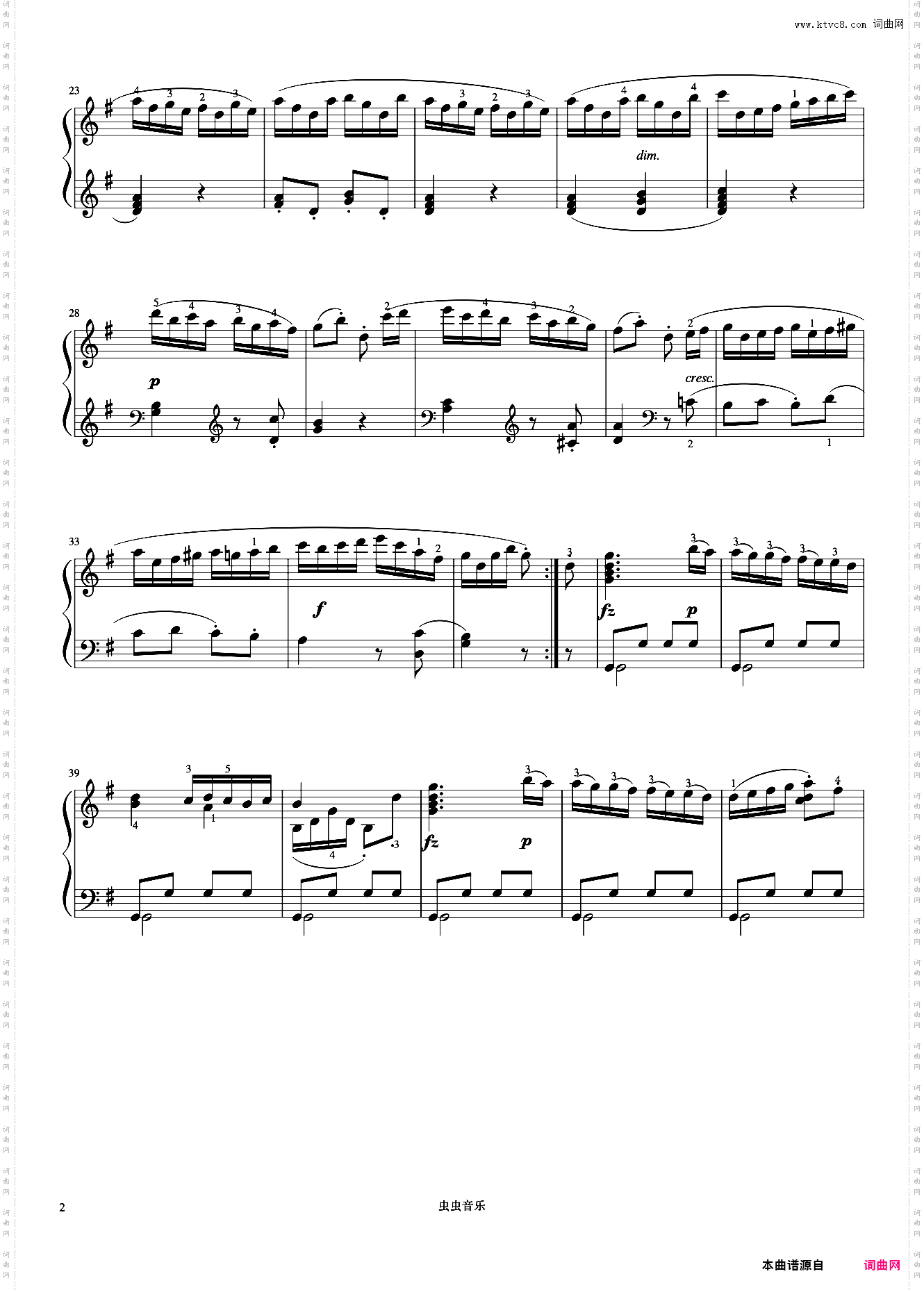 8级 吉普赛回旋曲《中国院钢琴考级曲目》