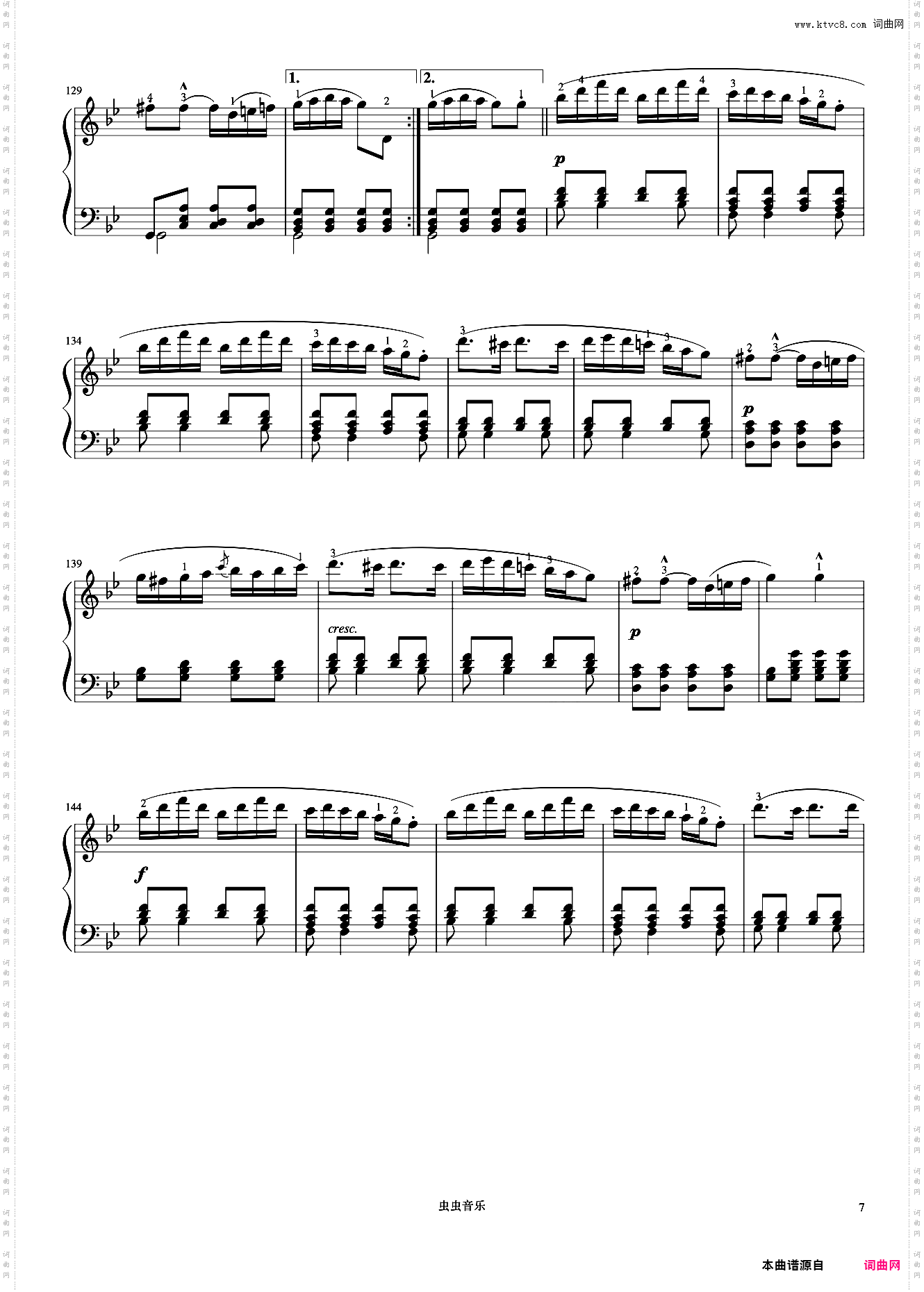 8级 吉普赛回旋曲《中国院钢琴考级曲目》