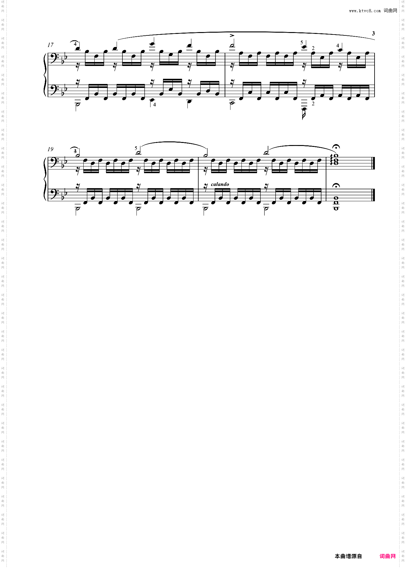 车尔尼299，No27