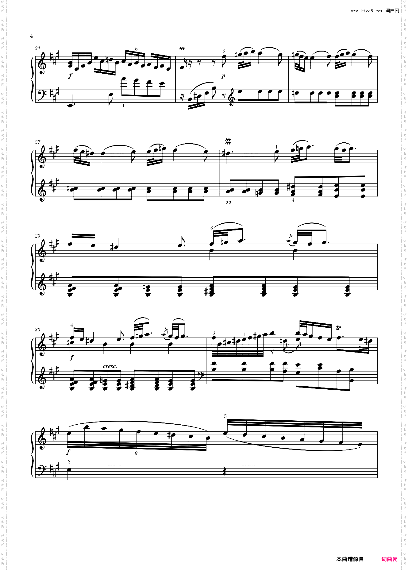 第20首A大调练习曲