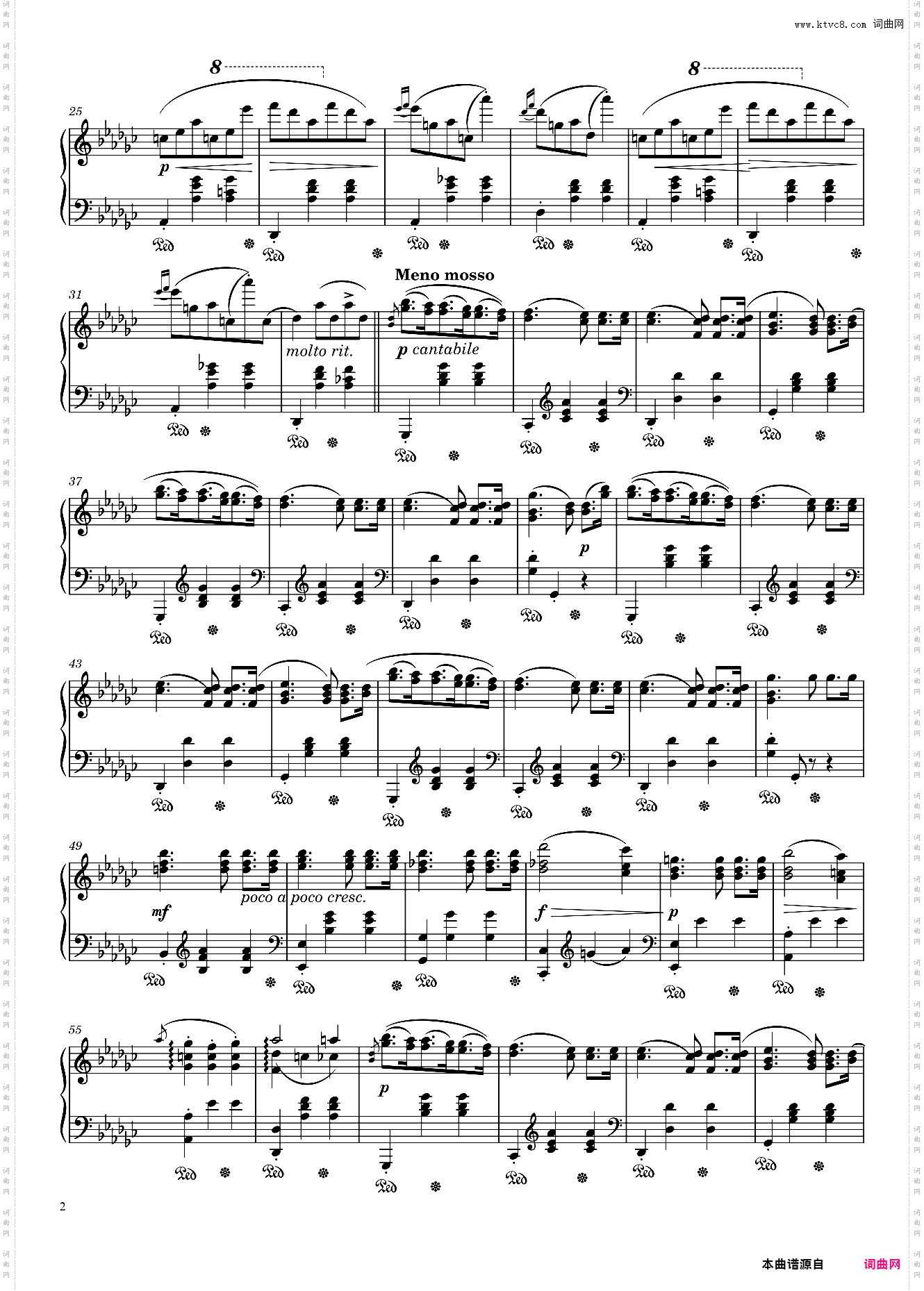 降G大调圆舞曲 Waltz Opus 70 No· 1 in G? Major