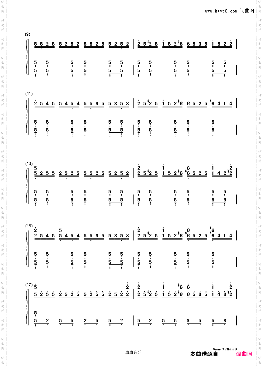 【双手简谱】-复仇者联盟主题曲