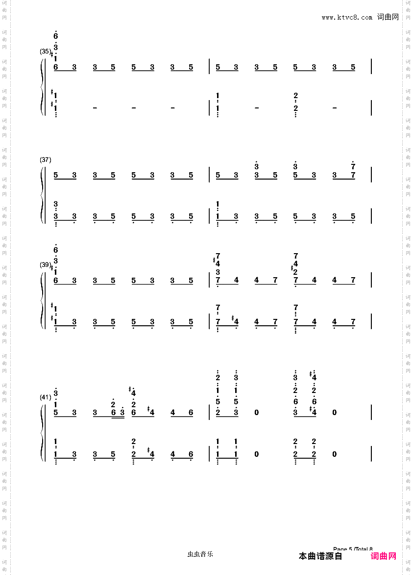 【双手简谱】-复仇者联盟主题曲